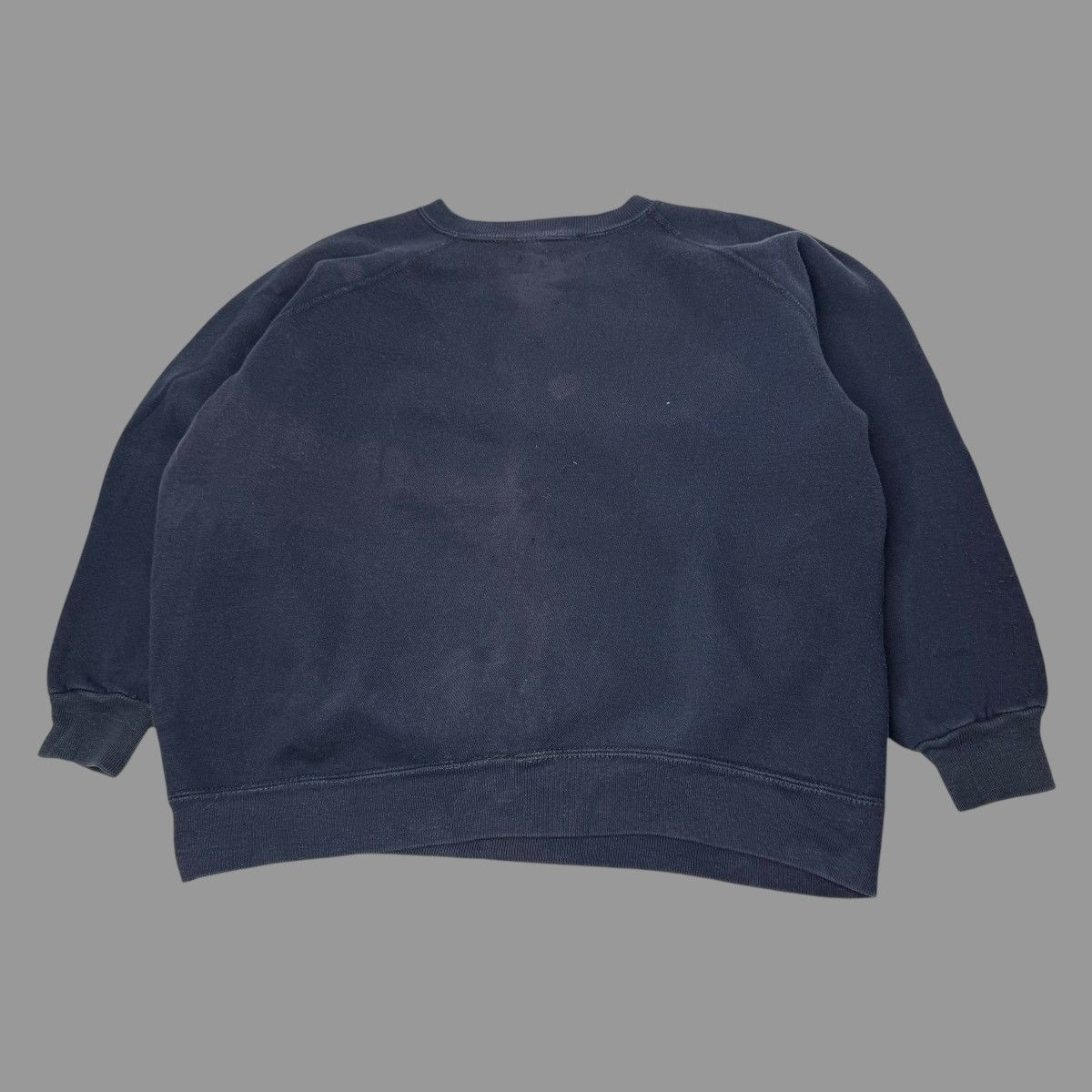 Vintage Vintage 1960s dark navy blank sweatshirt Size US M / EU 48-50 / 2 - 2 Thumbnail