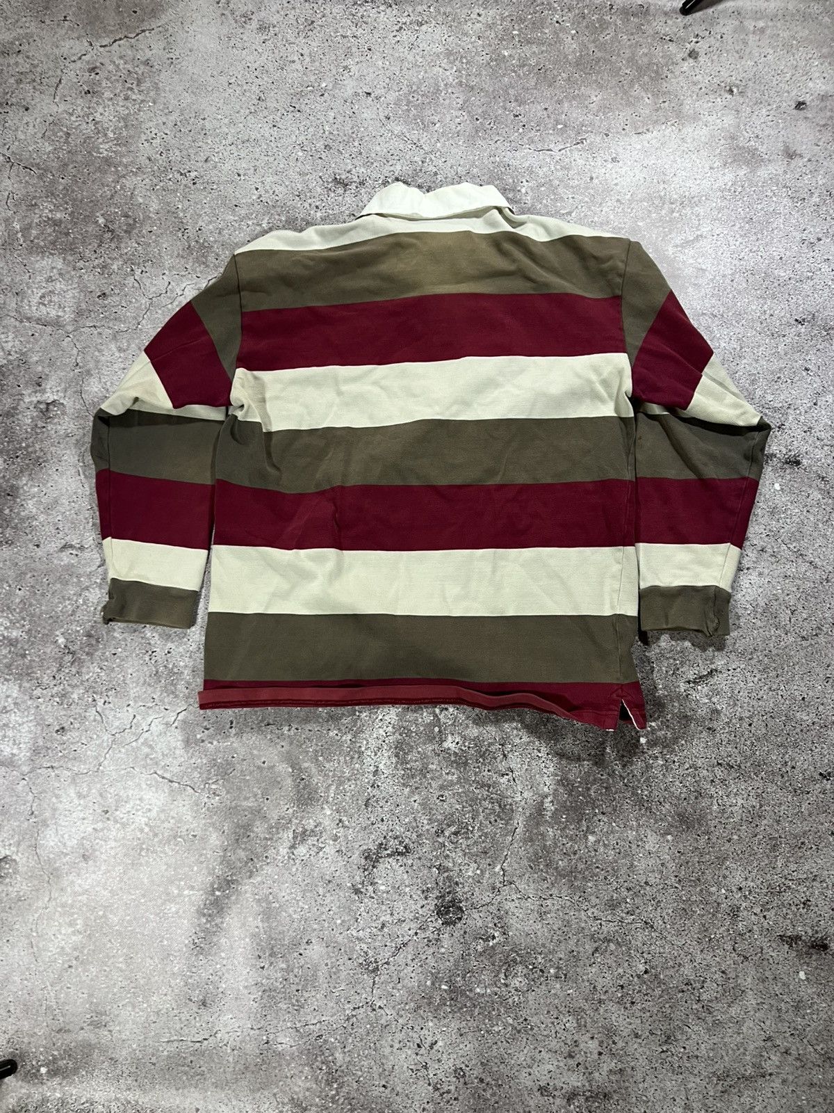 Canterbury of New Zealand Vintage Canterbury Rugby Shirt Distressed Striped Jersey Size US L / EU 52-54 / 3 - 4 Thumbnail