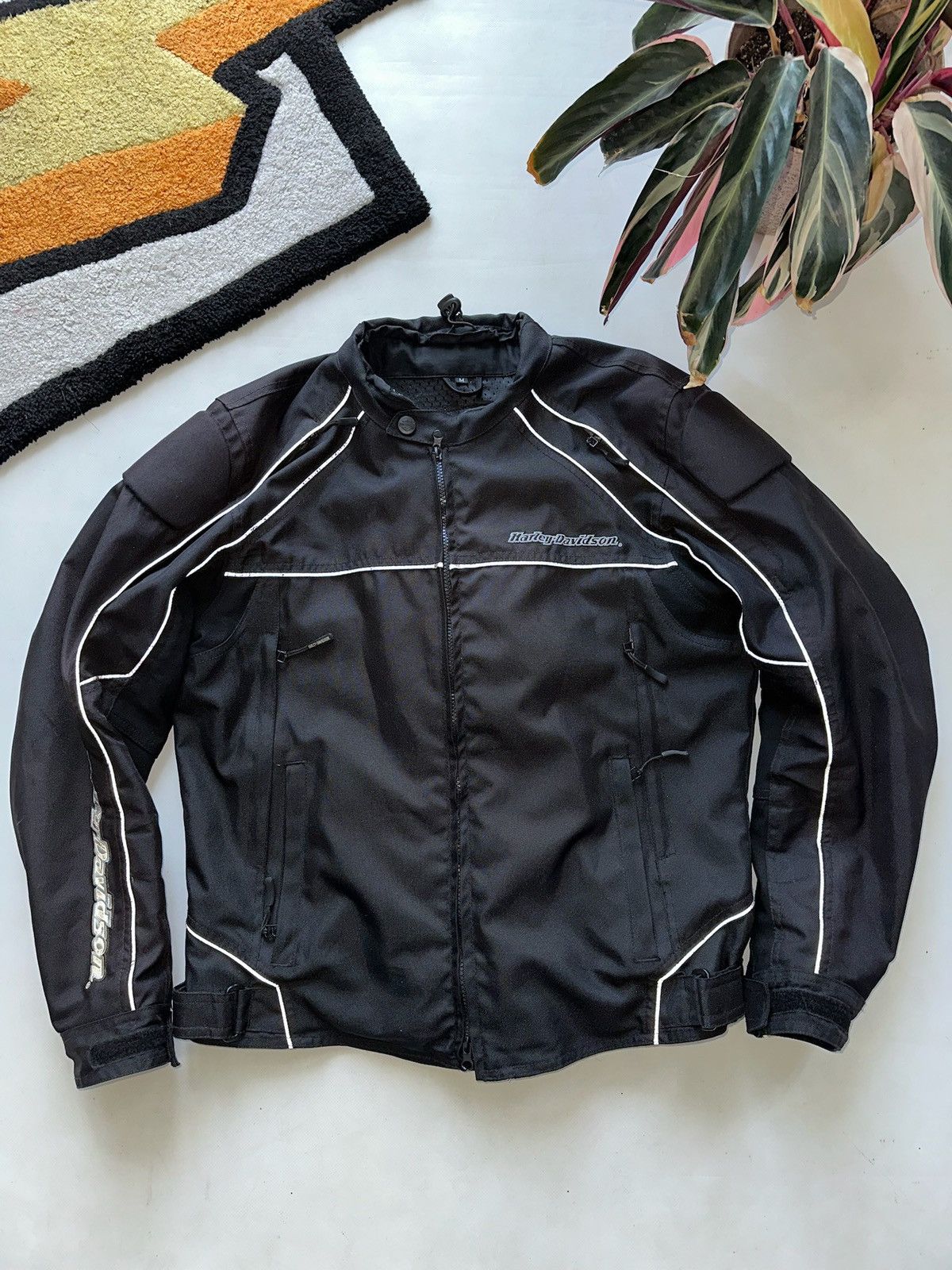 Harley Davidson × Vintage Y2K Vintage Harley Davidson Jacket Embroidery Big Logo Size US M / EU 48-50 / 2 - 7 Thumbnail