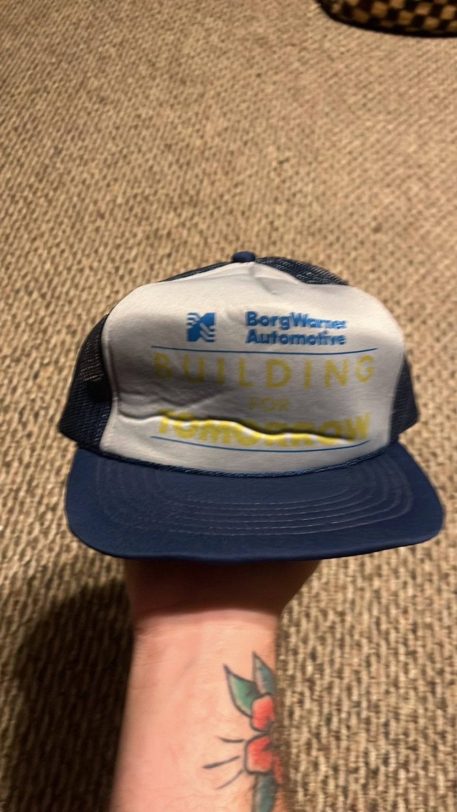 Other Vintage Borg Warner Automotive Trucker Hat Size ONE SIZE - 2 Thumbnail