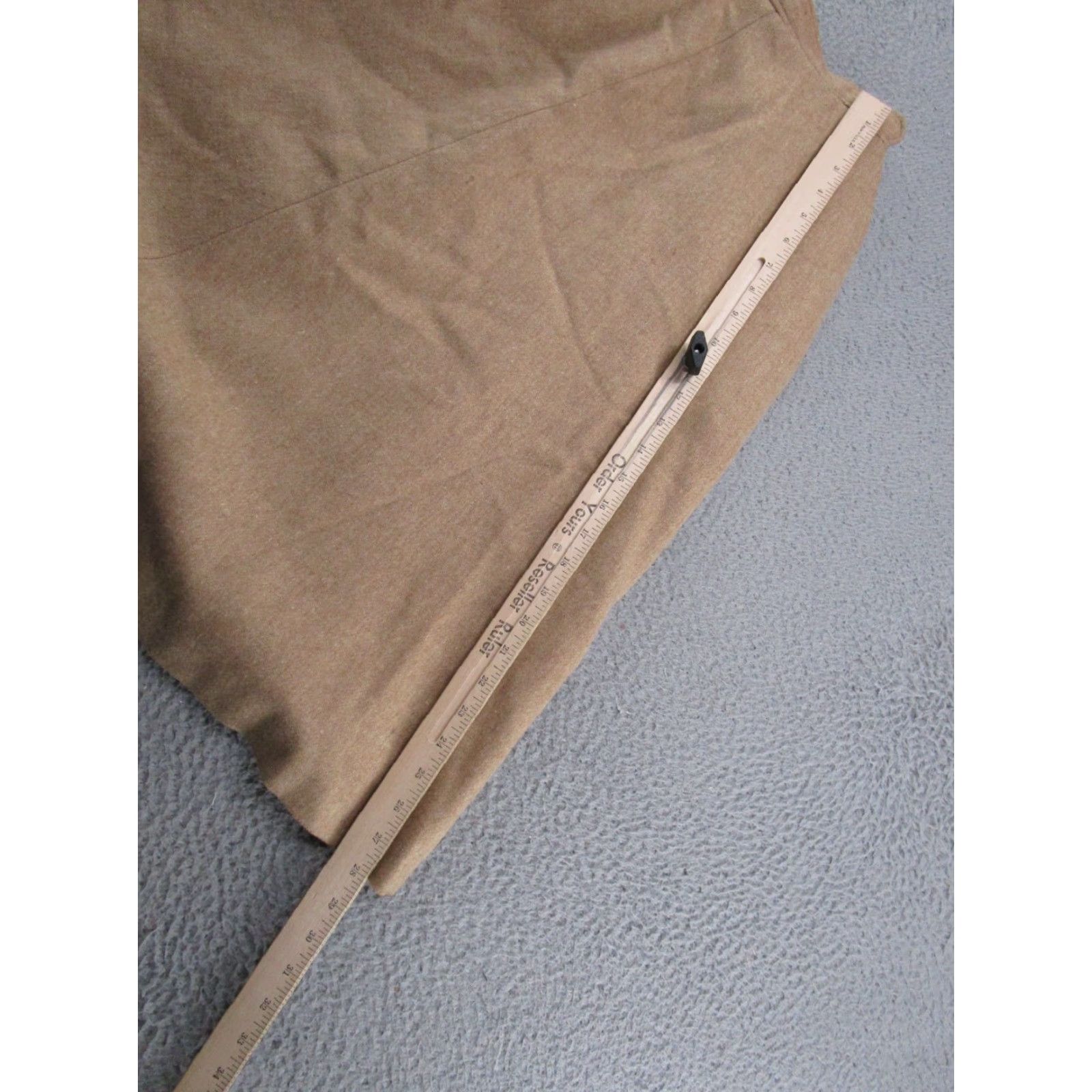 Vintage VINTAGE Jack Winter Wool Blend Lined A-Line Beige Skirt Women's Size 10 Pockets Size 32" / US 10 / IT 46 - 5 Thumbnail