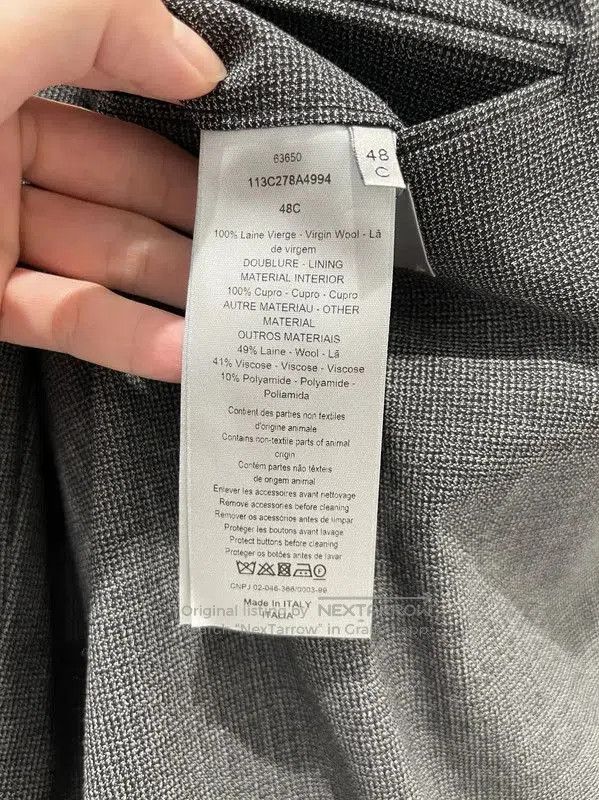 Dior Dior Gray Long Sleeve Outerwear Jacket . Size US M / EU 48-50 / 2 - 6 Thumbnail