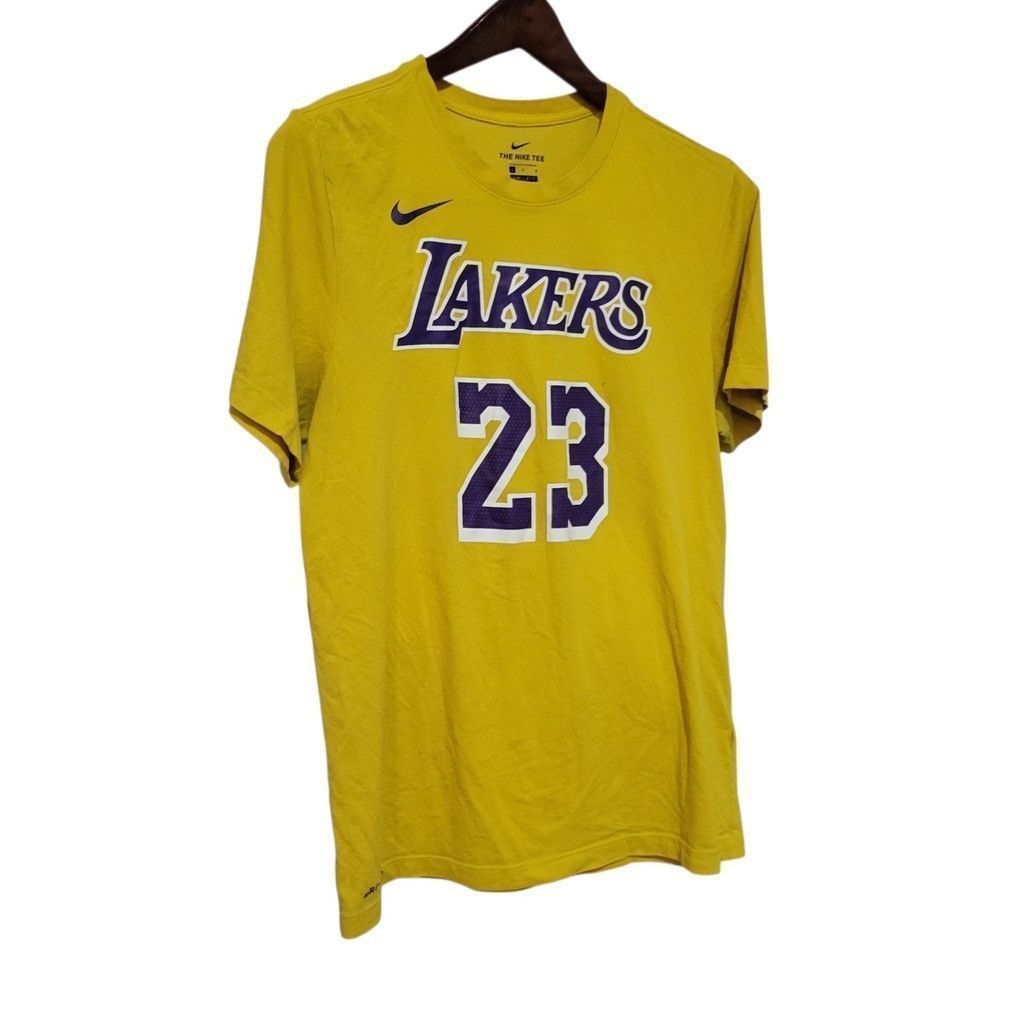Nike Nike Dri-FIT Men's Los Angeles Lakers LeBron James #23 Large Size US L / EU 52-54 / 3 - 2 Thumbnail