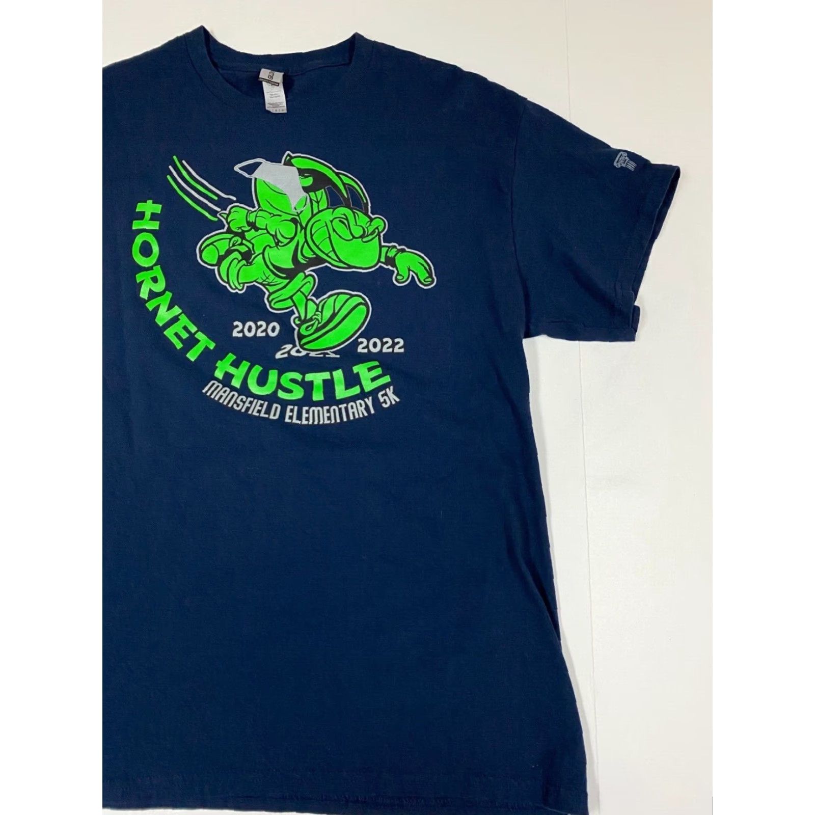 Gildan Gildan Hornets Shirt Mens Large Blue Crew Neck Short Sleeve Logo California Classic Hustle Size US L / EU 52-54 / 3 - 2 Thumbnail