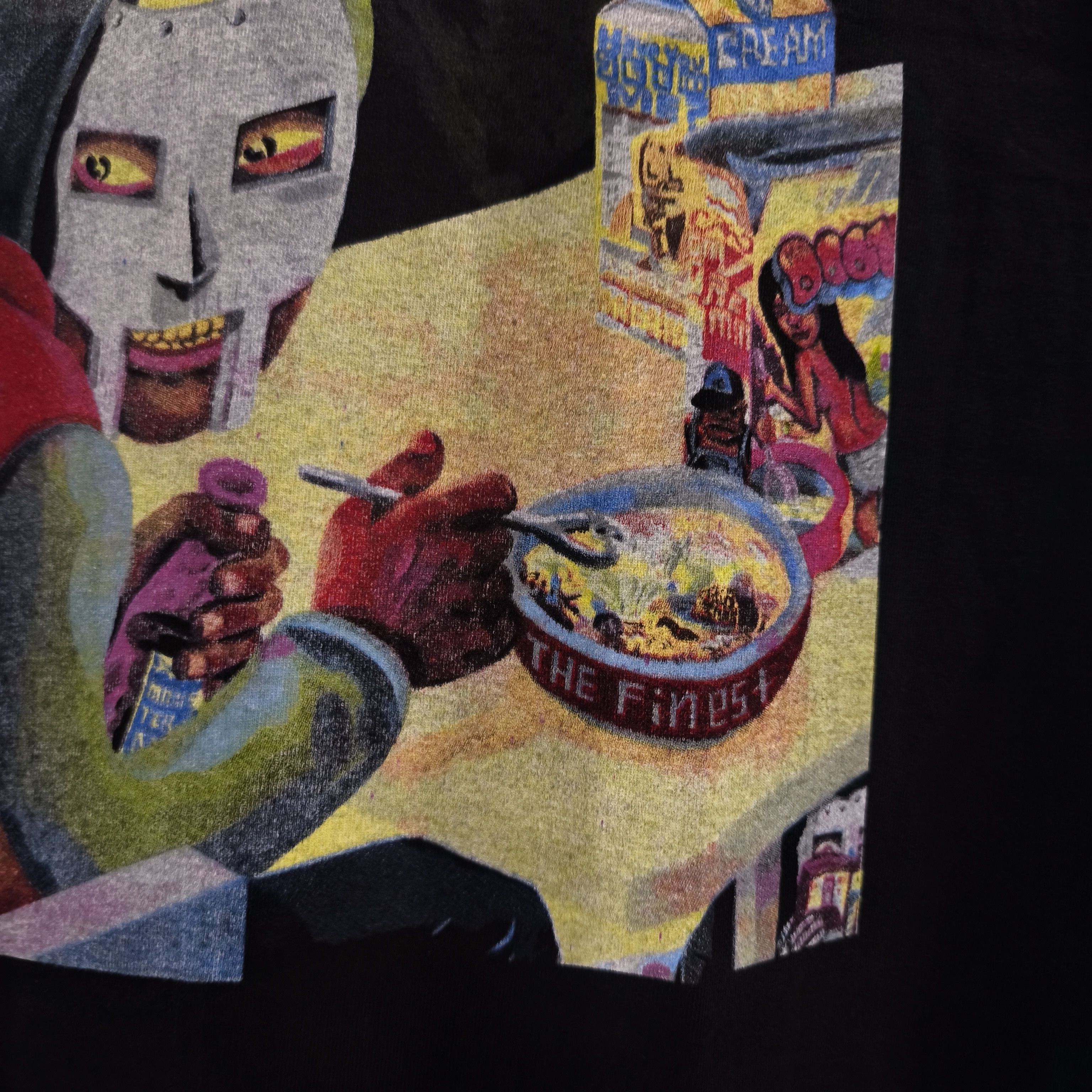 Rap Tees MF Doom Mm.. Food Art Graphic T-Shirt Size US XXL / EU 58 / 5 - 6 Thumbnail