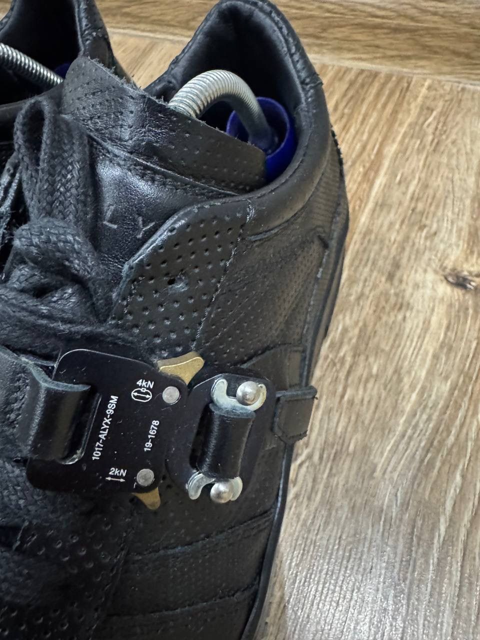1017 ALYX 9SM 1017 ALYX 9SM Black Leather Buckle Sneakers Size US 8.5 / EU 41-42 - 6 Thumbnail