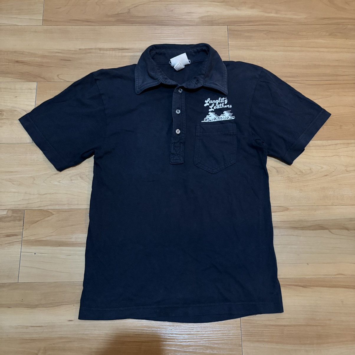 Vintage Langlitz leathers polo shirt Size US XS / EU 42 / 0 - 1 Thumbnail
