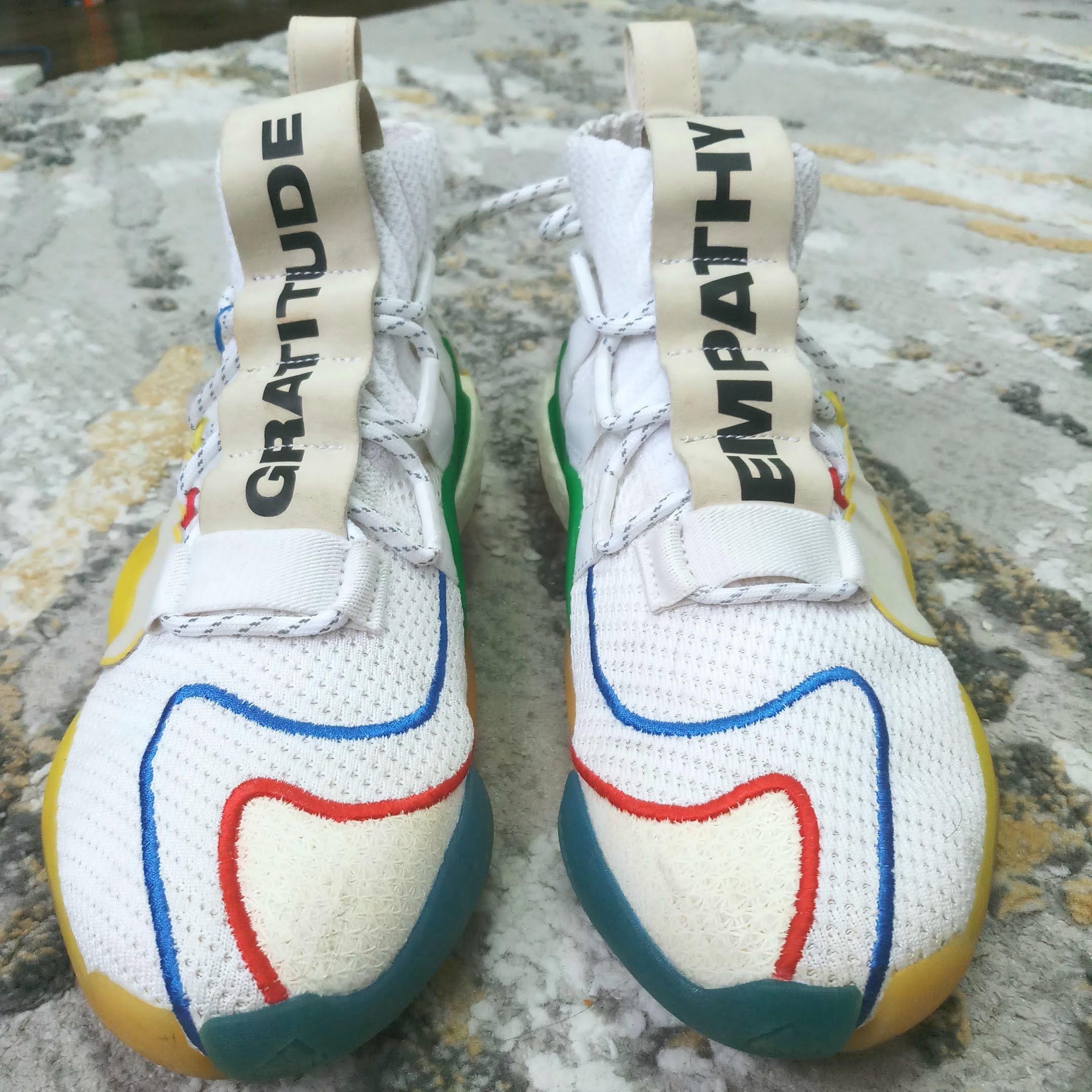 Adidas × Pharrell Adidas x Pharrell Williams Crazy BYW LVL X Shoes Size US 9.5 / EU 42-43 - 2 Thumbnail
