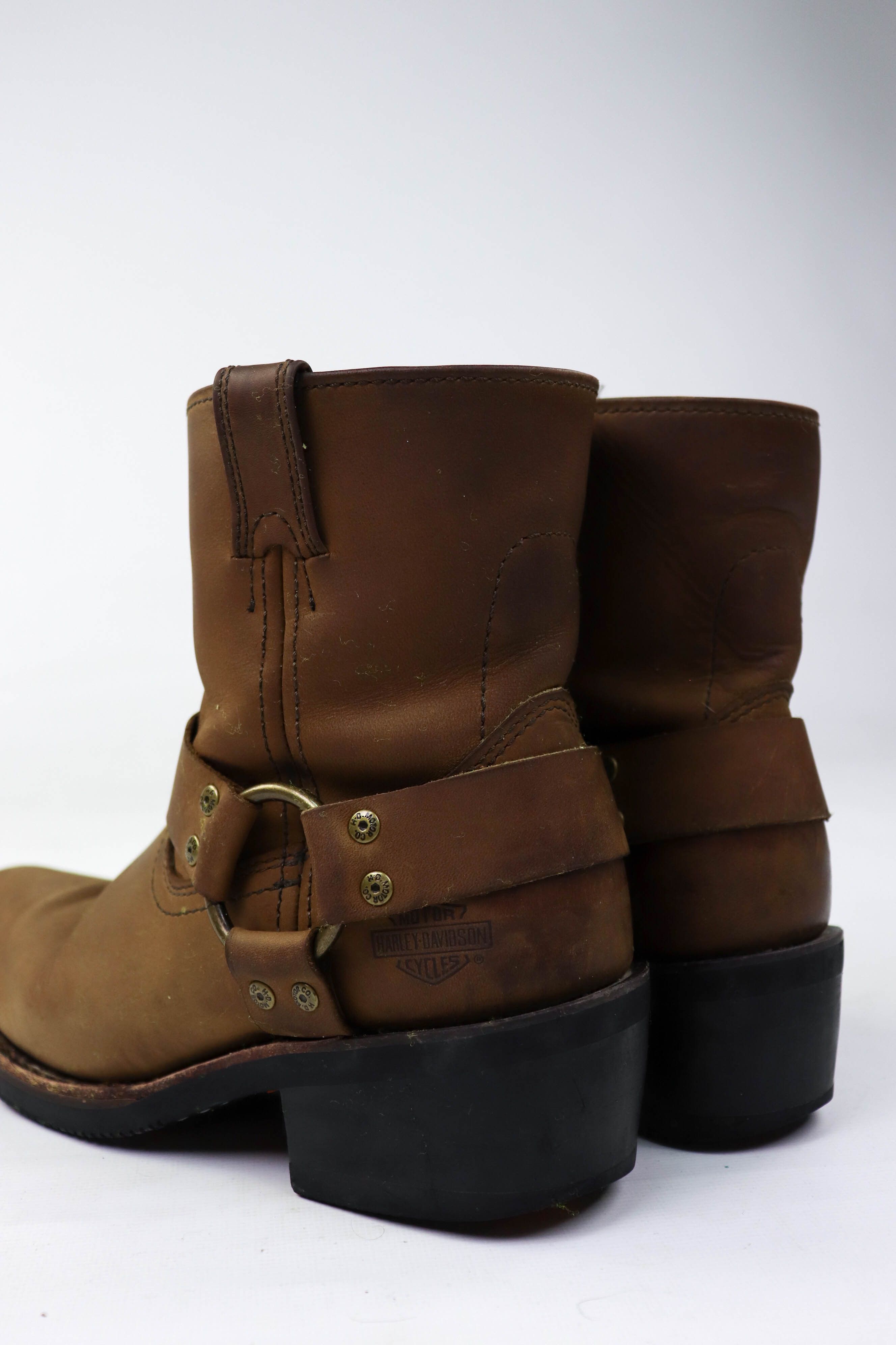 Harley Davidson Harley-Davidson Abbington Harness Leather Motorcycle Boots Size US 8.5 / IT 38.5 - 5 Thumbnail