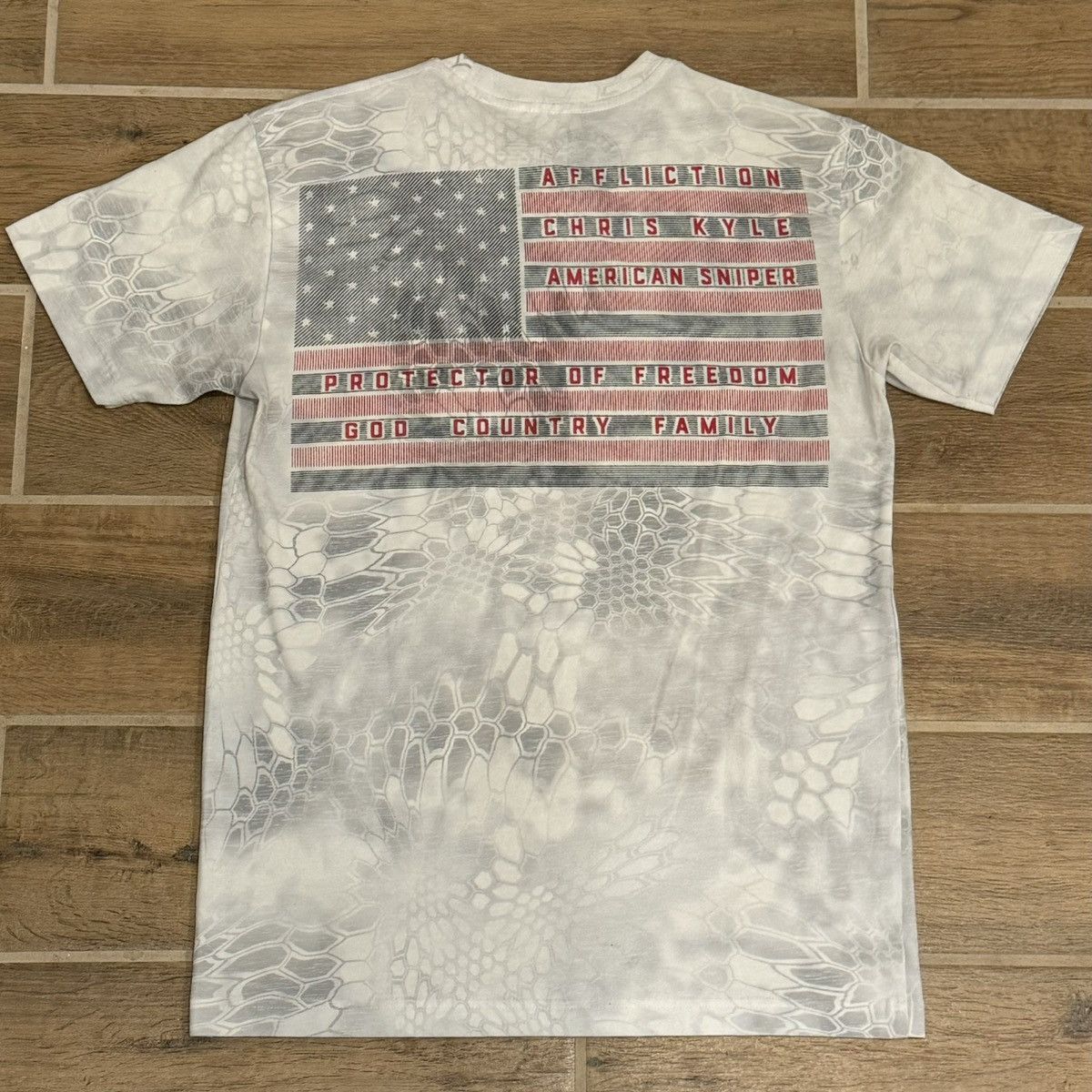 Affliction × Vintage Affliction Chris Kyle American Sniper Freedom T-Shirt Size US M / EU 48-50 / 2 - 2 Thumbnail
