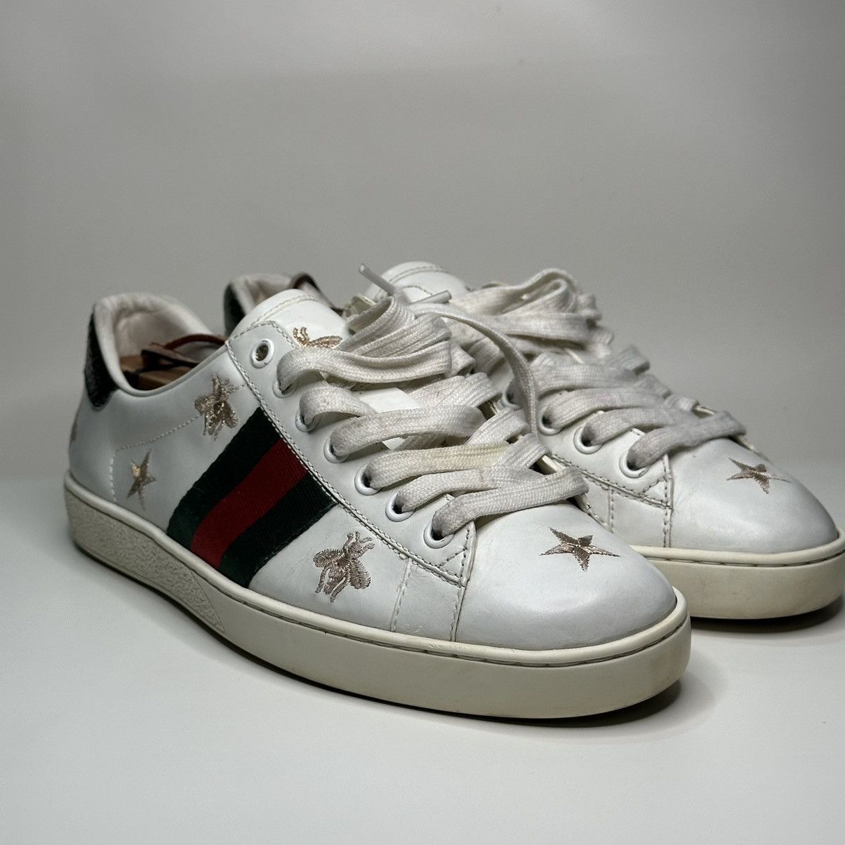 Gucci GUCCI ACE EMBROIDERED GUCCI 6 Size US 8 / EU 41 - 2 Thumbnail