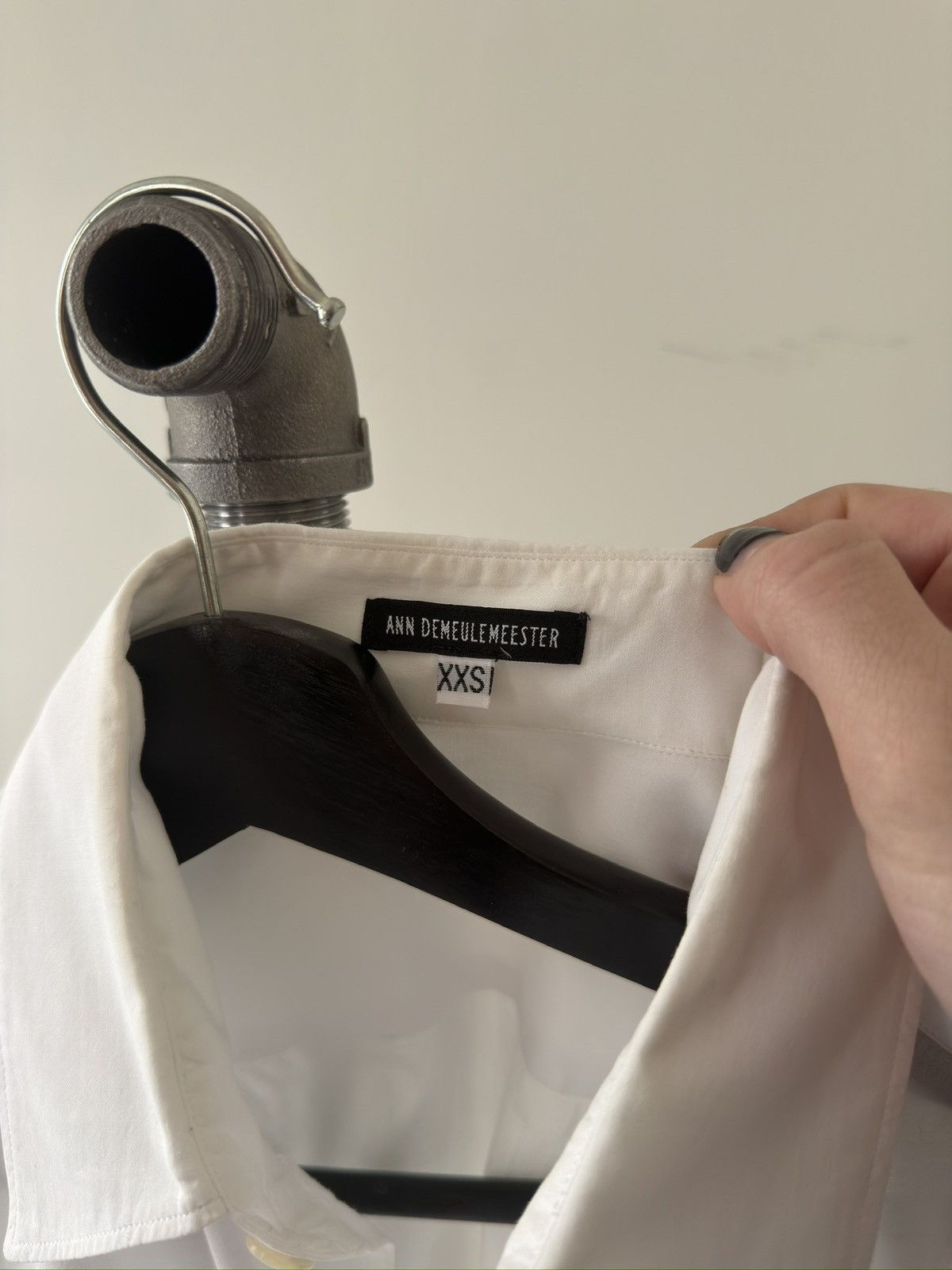 Ann Demeulemeester White Button-Up Shirt Size US XS / EU 42 / 0 - 5 Thumbnail