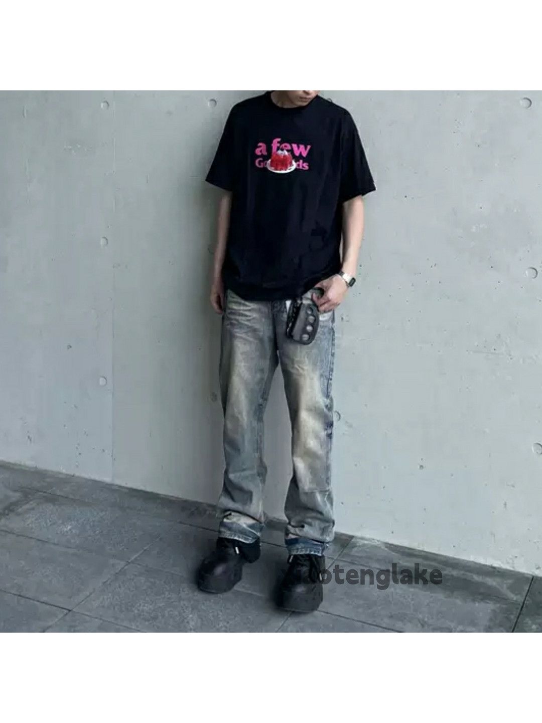 Jean × Vintage washed faded cleanfit yuppie bootcut grunge jeans Size US 36 / EU 52 - 2 Thumbnail