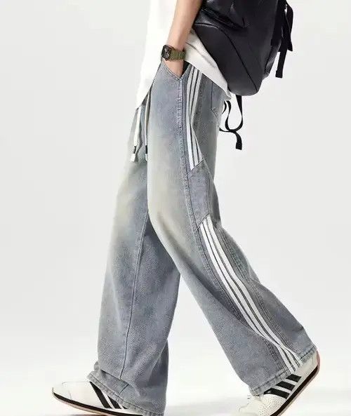 Japanese Brand Miyazaki x Misa Baggy Track Denim Jeans Size US 30 / EU 46 - 7 Thumbnail