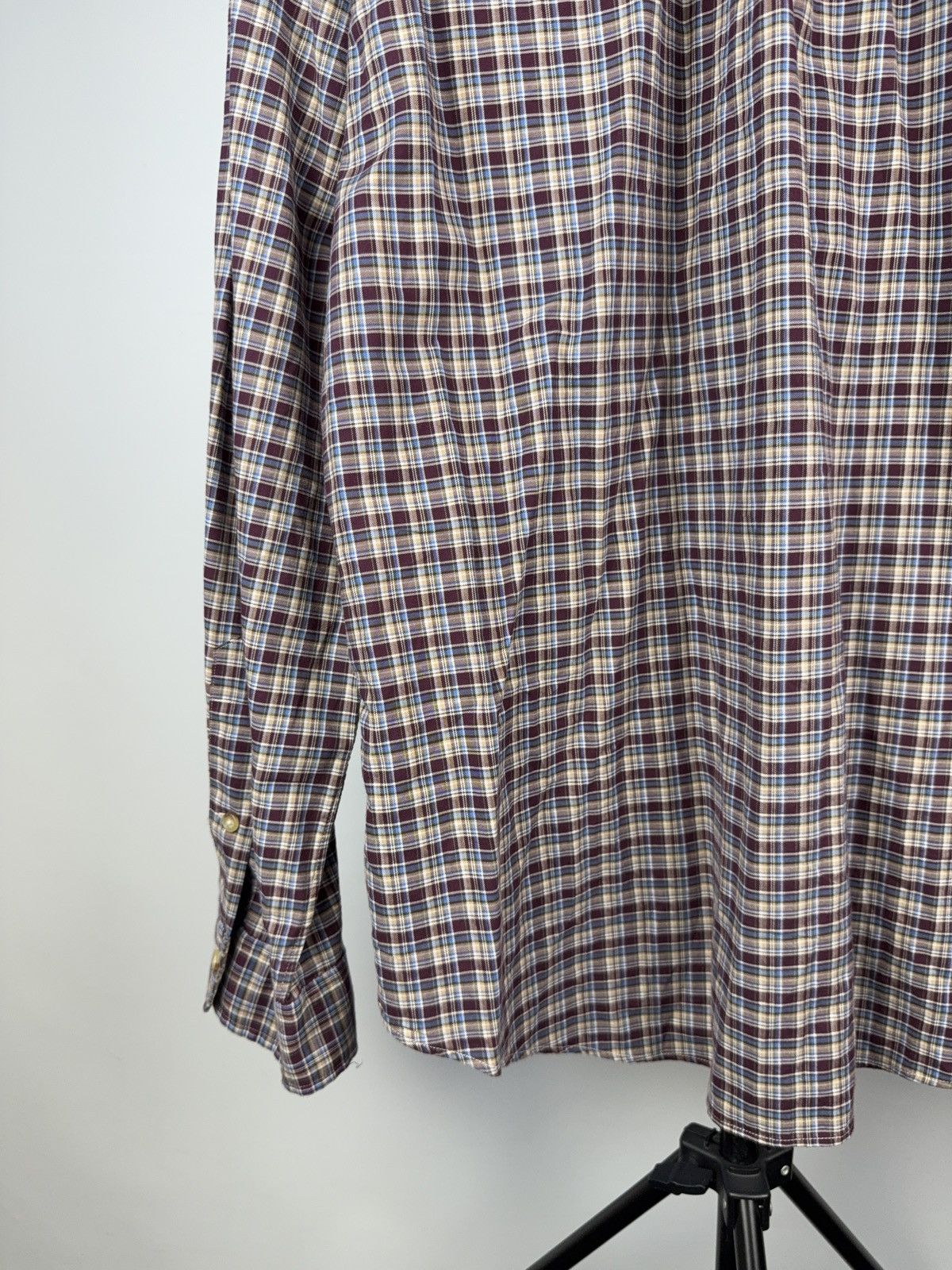 Polo Ralph Lauren Vntg Polo Ralph Lauren Plaid pattern Cowboy Western Shirt Size US XXL / EU 58 / 5 - 10 Thumbnail
