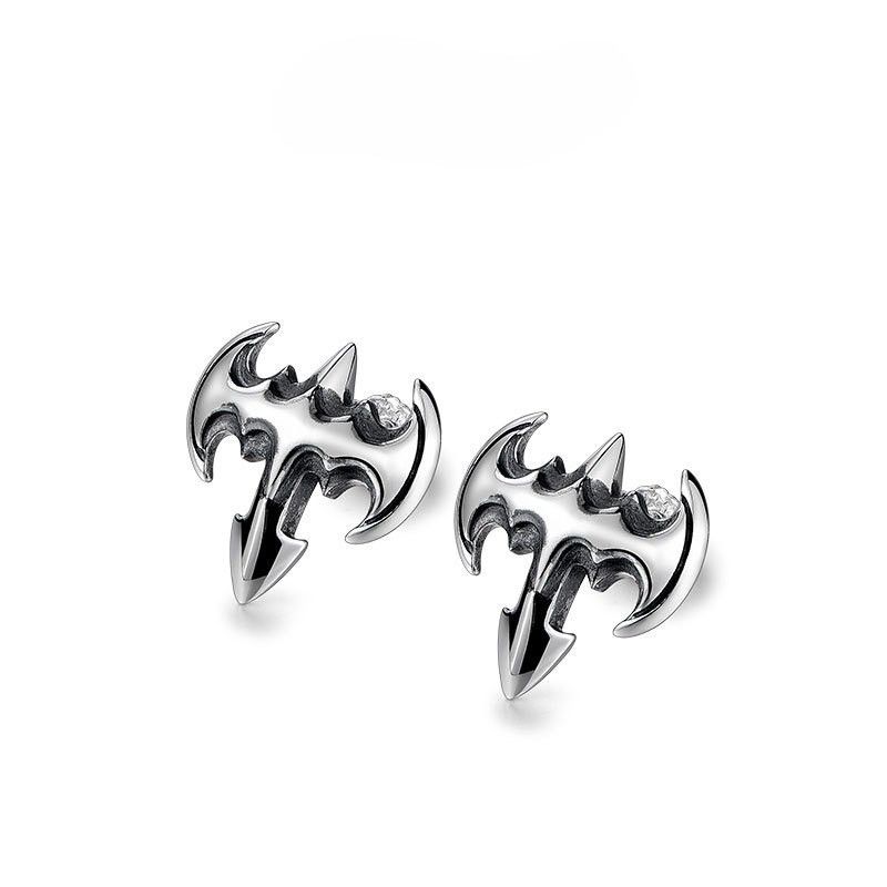 Jewelry Vintage Earrings One Pairs Chrome Jewelry Size ONE SIZE - 4 Thumbnail