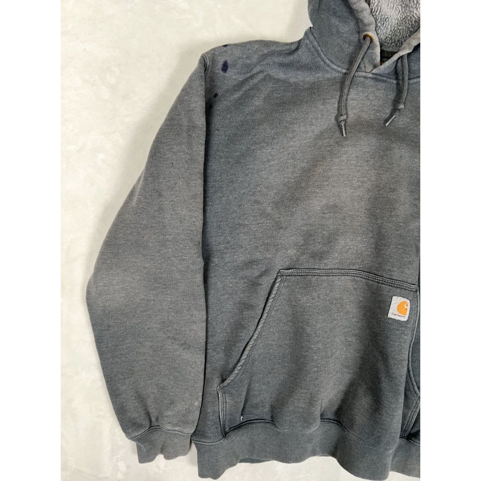 Carhartt Carhartt Hoodie Sweatshirt Mens Large Gray Sun Faded Stain Distressed K288 Size US M / EU 48-50 / 2 - 5 Thumbnail