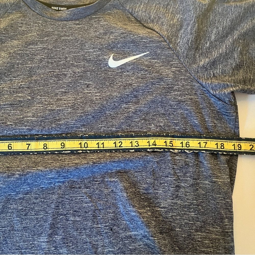 Nike Nike Men's Dri-FIT UPF 40+ Swim Tee (Small, Blue Grey Size US S / EU 44-46 / 1 - 7 Thumbnail