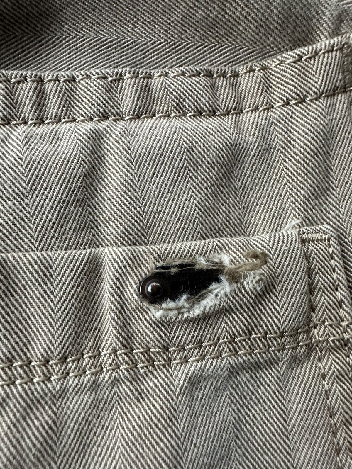 Diesel Rare Diesel Industry Italy Rare Brown Denim 31x34 D200 Size US 31 - 8 Thumbnail