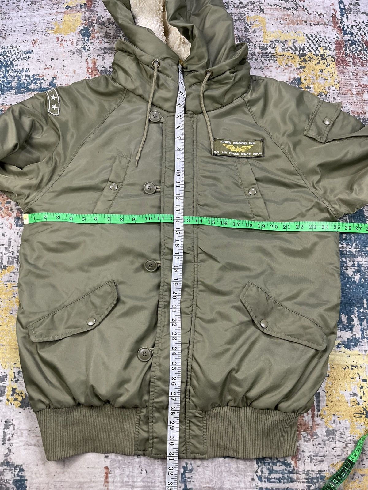 Japanese Brand RCWB Rodeo Crowns Wide Bowl Type N3-B Military Jacket Size M / US 6-8 / IT 42-44 - 11 Thumbnail