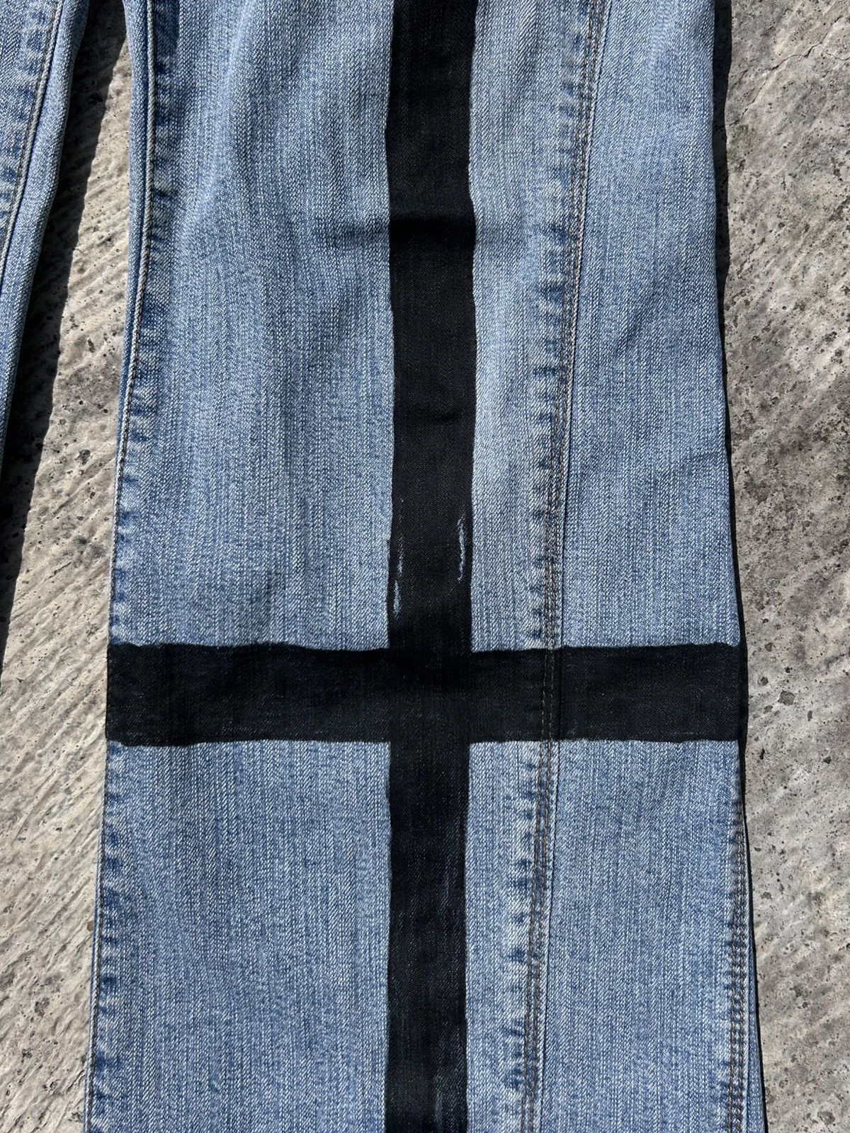 Handmade × Hysteric Glamour Jhon Jello Flare Jeans LGB style Size 29" - 7 Thumbnail