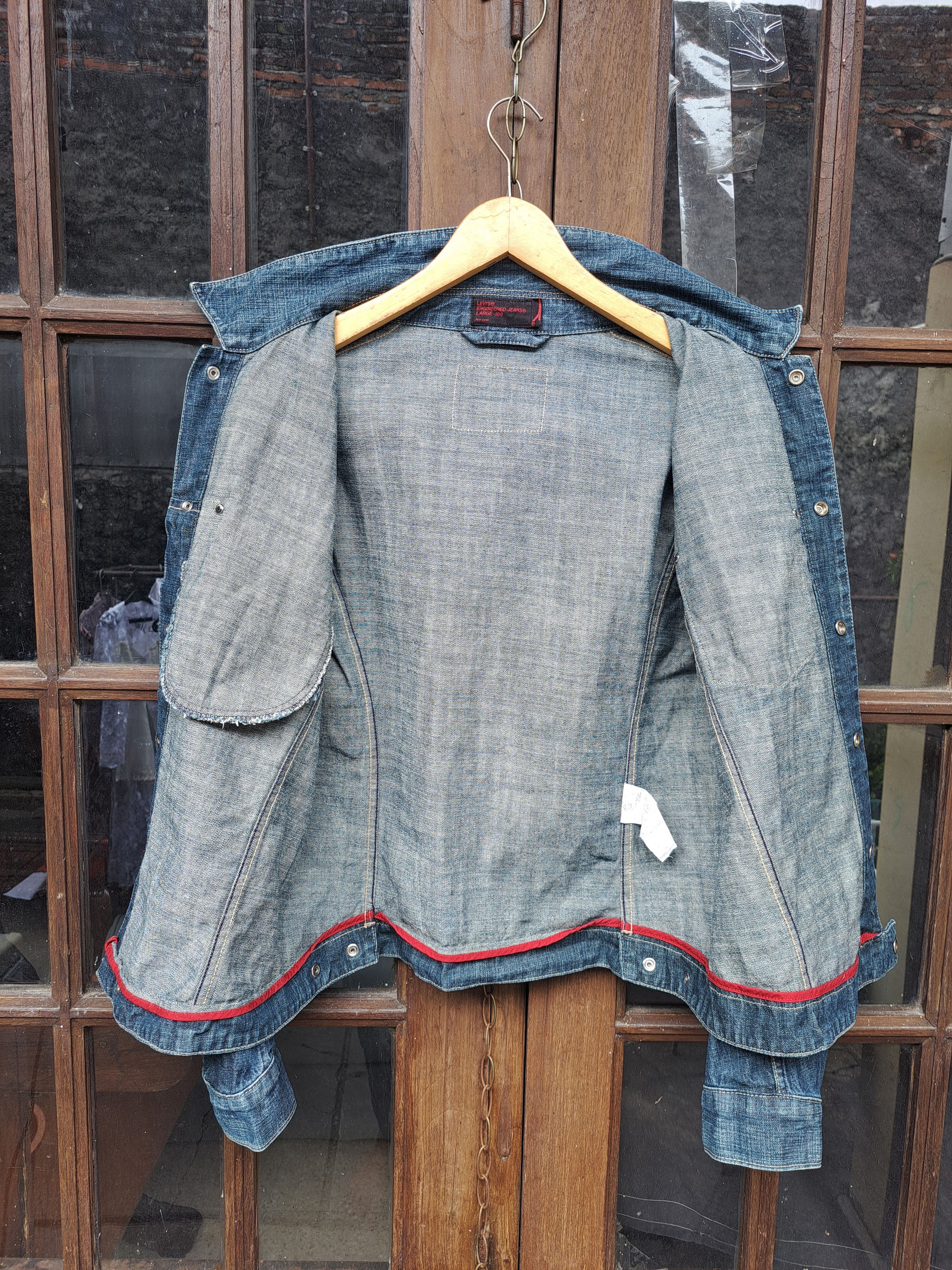 Levi's Vintage Y2K Levis Engineered Denim Jacket Mens Large Size US L / EU 52-54 / 3 - 5 Thumbnail