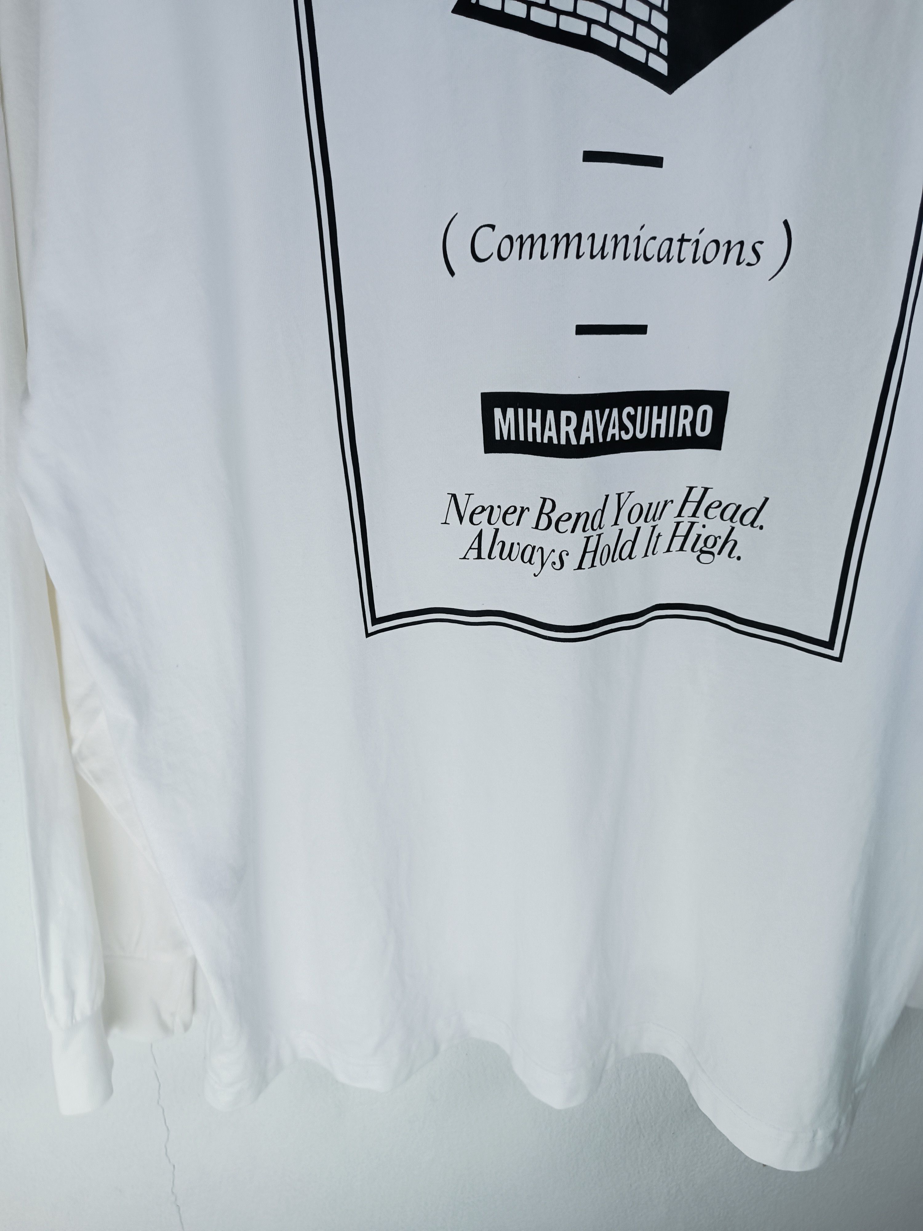 Maison MIHARA YASUHIRO VINTAGE MIHARAYASUHIRO GOOD INSPIRATION L/S TEE Size US L / EU 52-54 / 3 - 14 Thumbnail