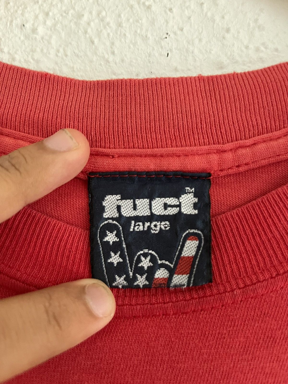 FUCT × Vintage Vintage Fuct Horned Hand T Shirt Size US L / EU 52-54 / 3 - 4 Thumbnail