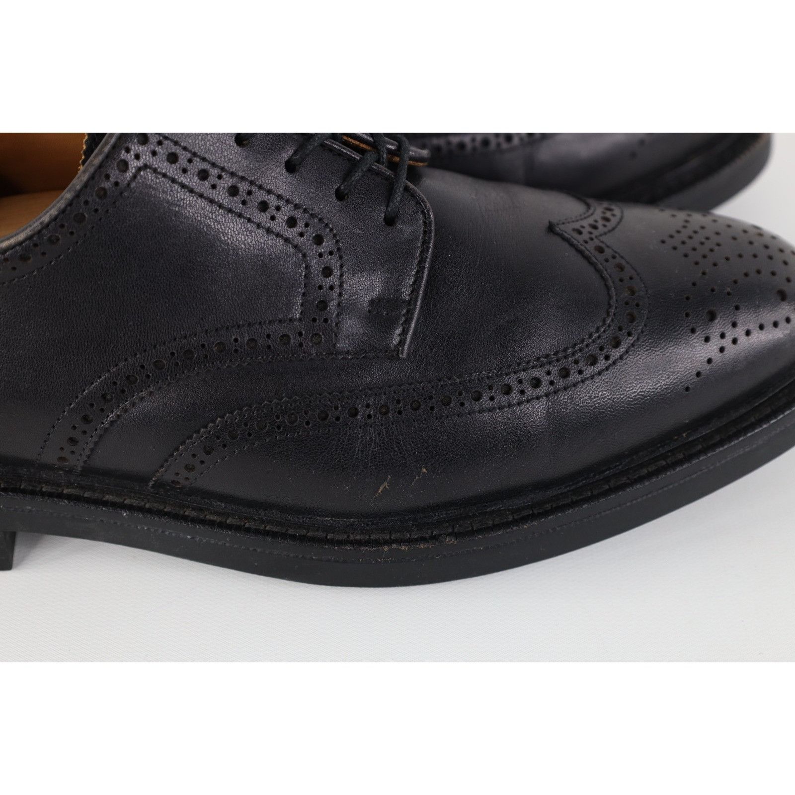Ralph Lauren Vintage 90s Ralph Lauren Leather Oxford Wingtip Dress Shoes Size US 10 / EU 43 - 4 Thumbnail