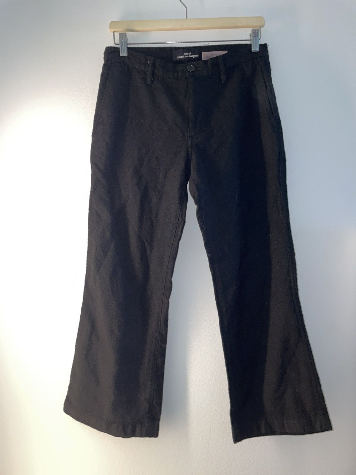 Comme des Garcons Comme des Garçons tricot AD2006 flared cropped wool pants Size US 32 / EU 48 - 1 Thumbnail