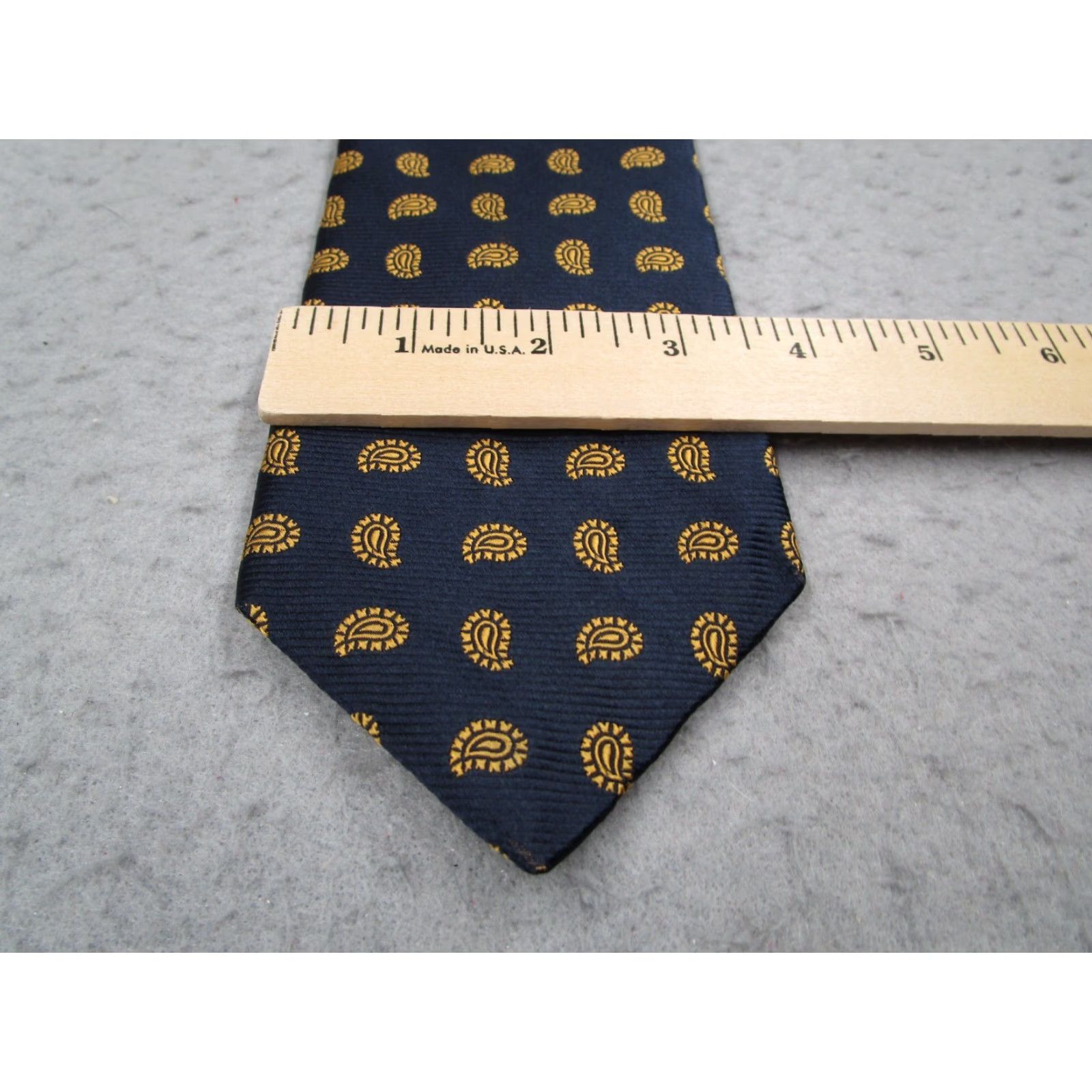 Robert Talbott Robert Talbott Silk Neck Tie Blue Paisley Designer Classic One Size Made in USA Mens Size ONE SIZE - 5 Thumbnail
