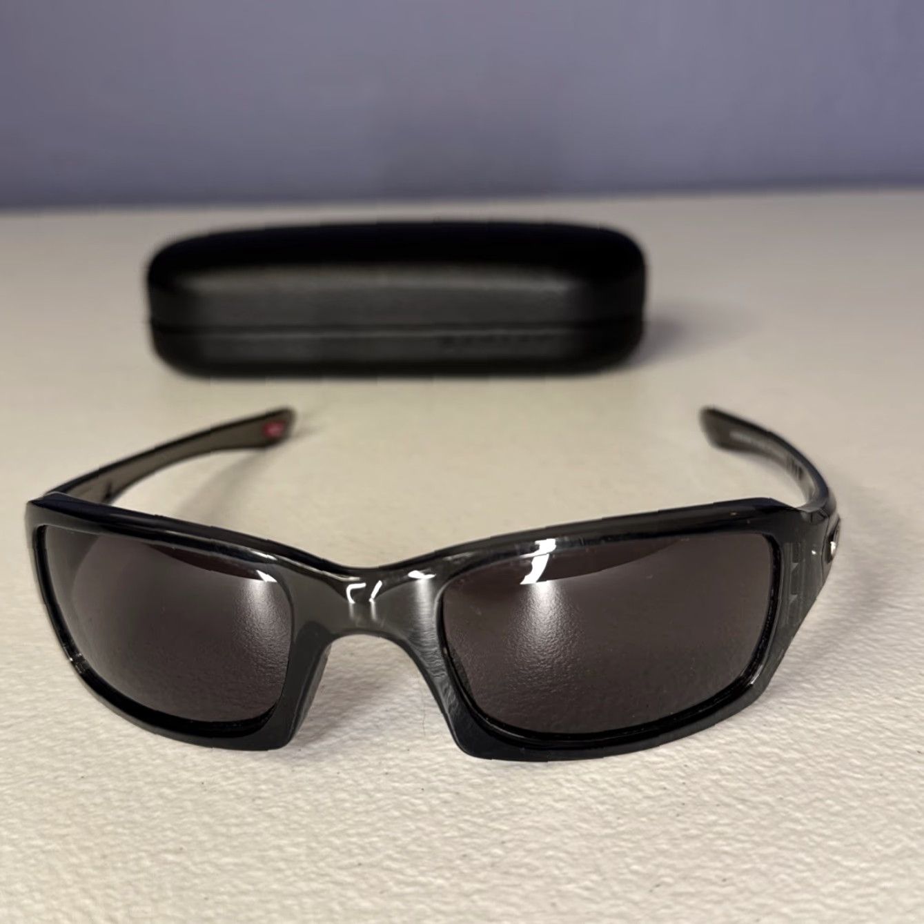 Oakley Oakley FIVES Squared Sunglasses OO9238 0544 54 O 20 133 W Case New Gray Men Wrap Plastic Sunglasses Size ONE SIZE - 3 Thumbnail