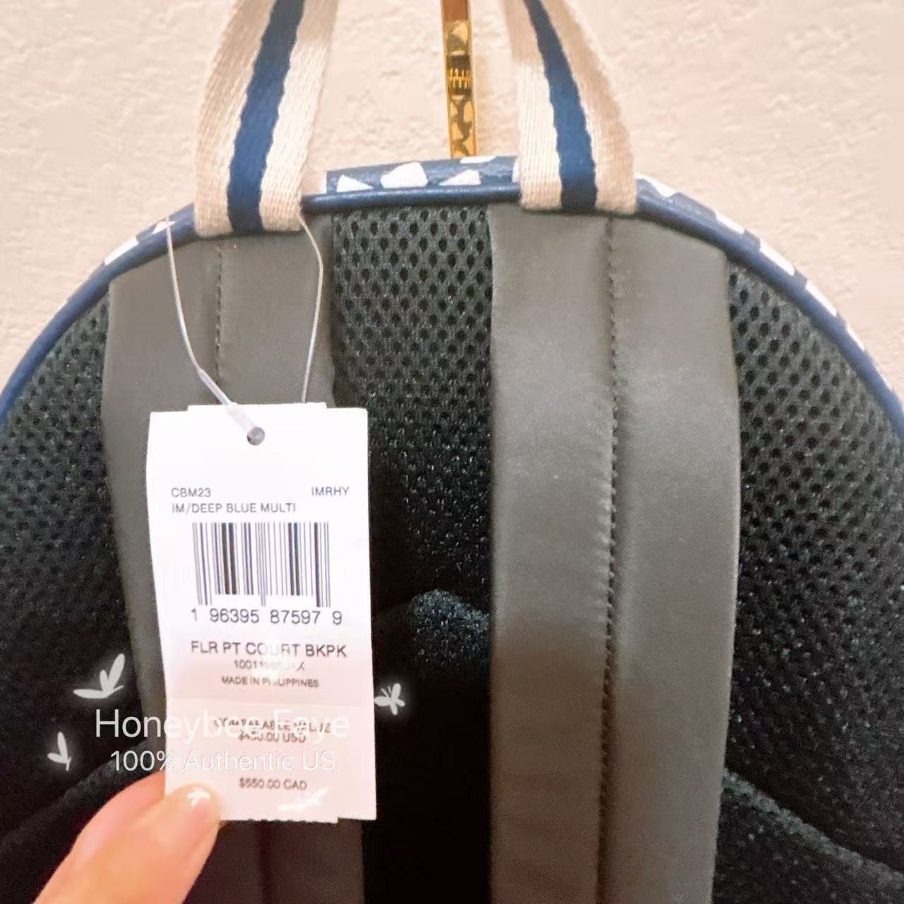 Coach Court Backpack With Floral Print CBM23 Size ONE SIZE - 5 Thumbnail