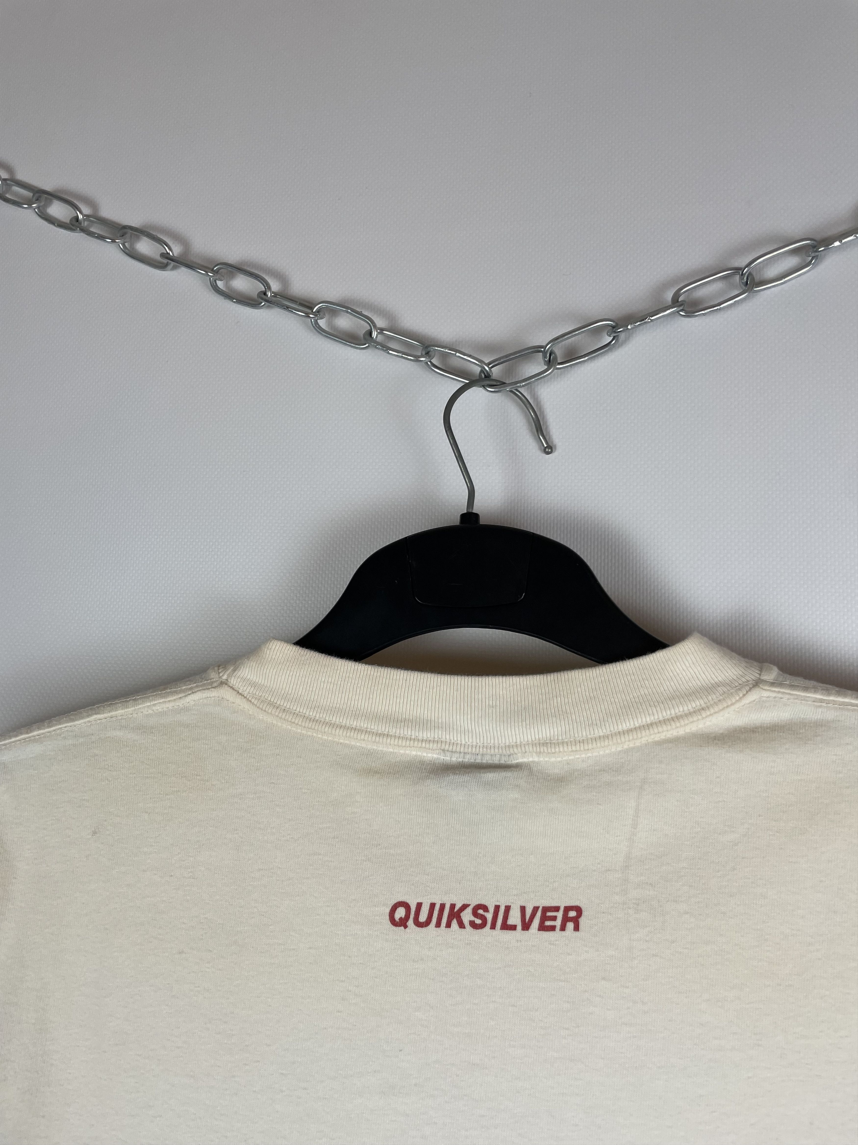 Quiksilver Vintage 90s Surf Quicksilver Big Logo Tee Size US L / EU 52-54 / 3 - 8 Thumbnail