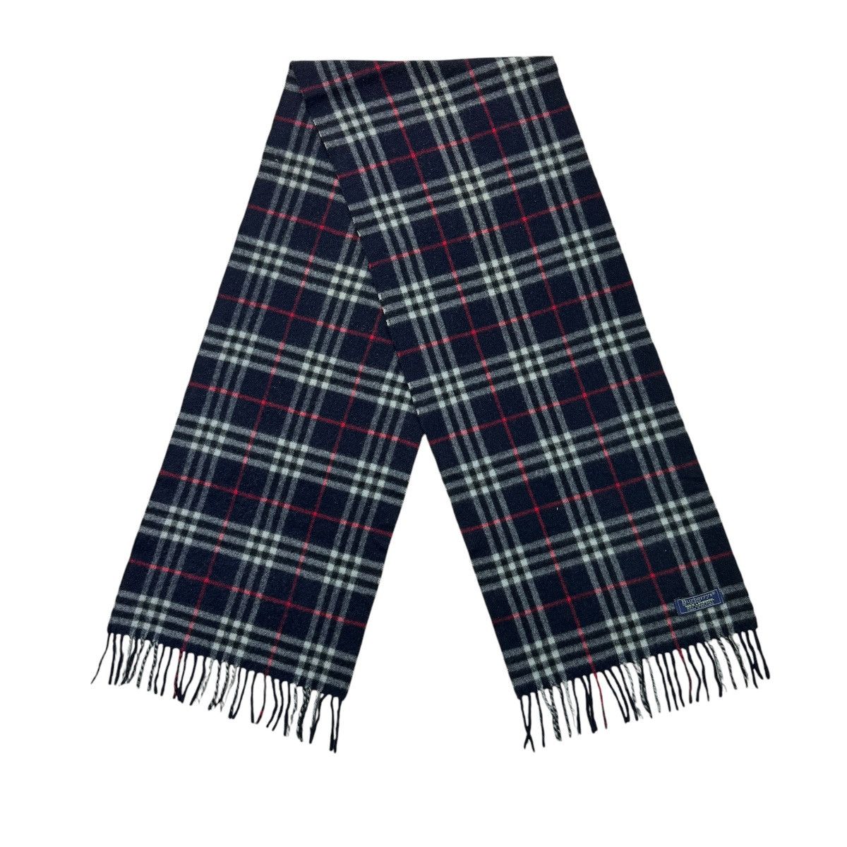 Burberry × Vintage Burberry Checked Scarves / Muffler / Neckwear - as003 Size ONE SIZE - 2 Thumbnail