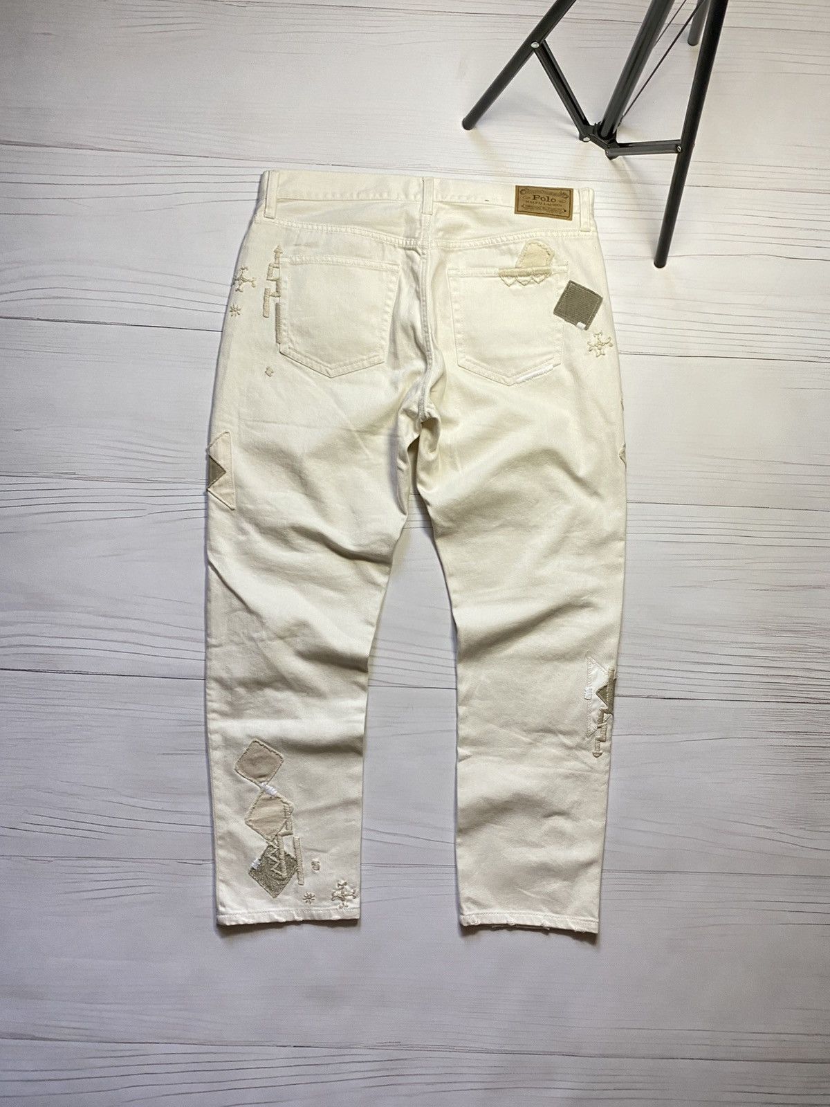 Polo Ralph Lauren Polo Ralph Lauren The Avery Boyfriend patchwork jeans Size 30" / US 8 / IT 44 - 2 Thumbnail
