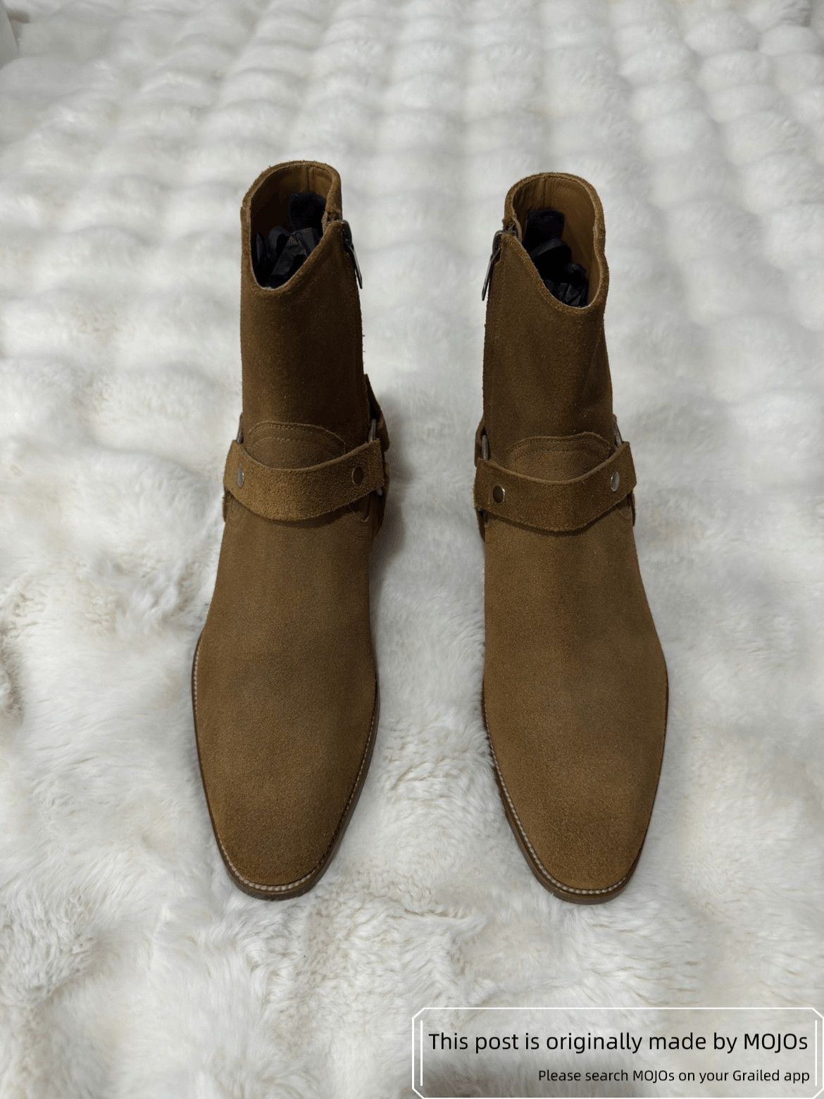Saint Laurent Paris Sz 41 Saint Laurent Paris Buckle Wyatt 40 Harness Boots Size US 8 / EU 41 - 2 Thumbnail