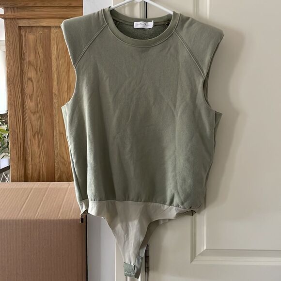 Jonathan Simkhai NEW Jonathan Simkhai Channing Terry sweatshirt sleeveless Size S / US 4 / IT 40 - 4 Thumbnail
