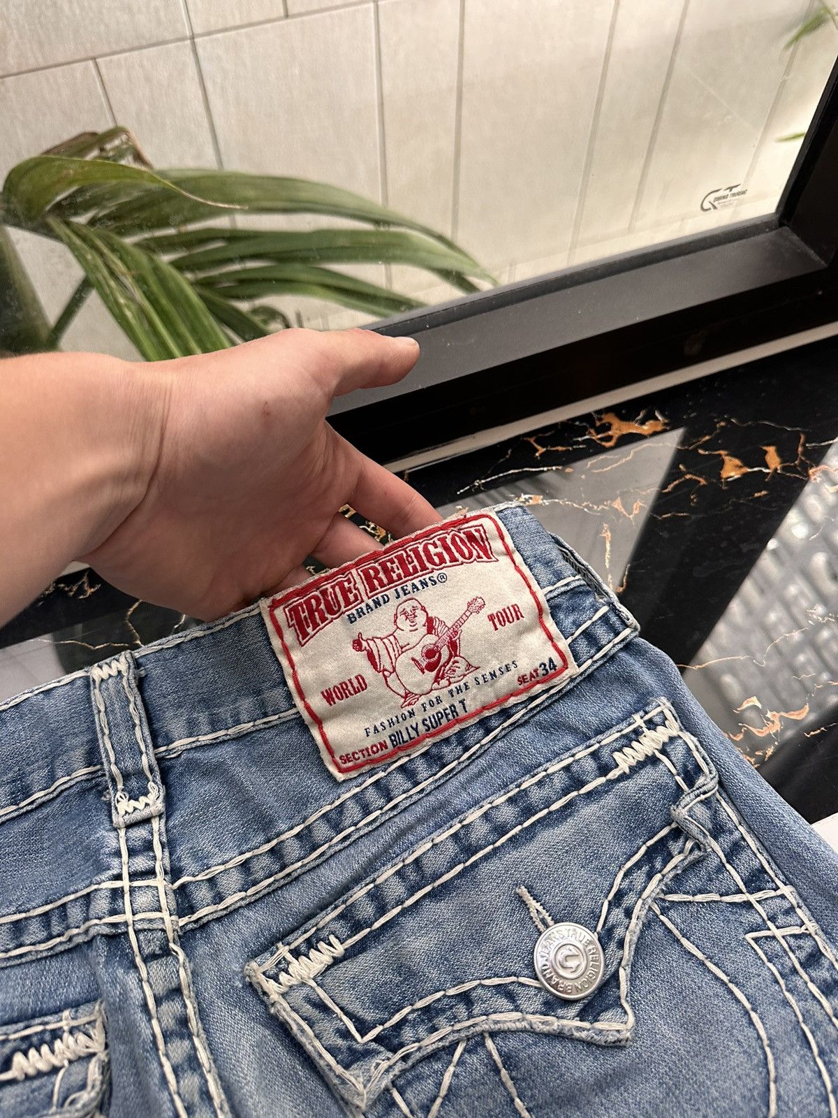 True Religion × Vintage TRUE RELIGION VINTAGE RETRO JAPAN JEANS Size US 31 - 7 Thumbnail