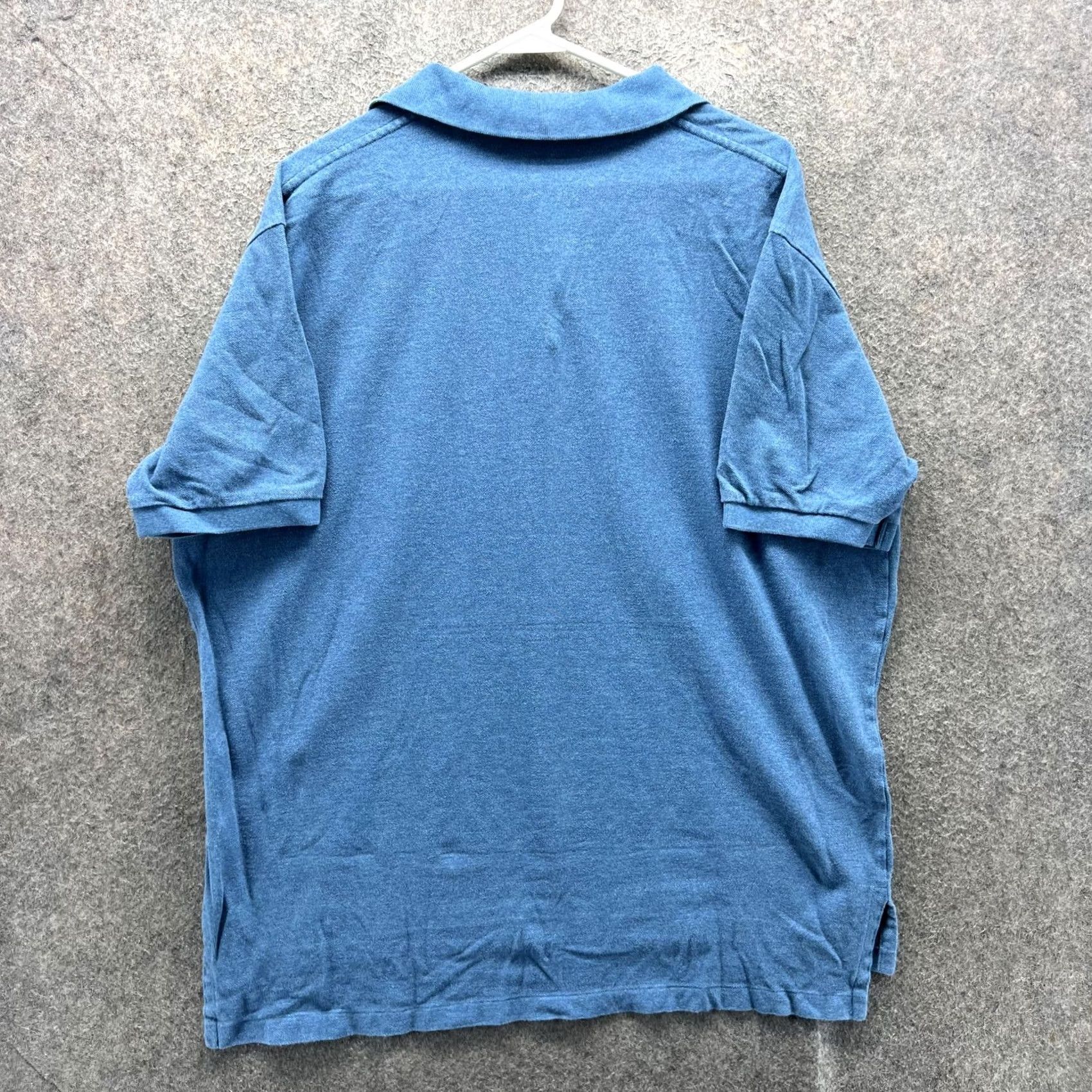 Polo Ralph Lauren Polo Ralph Lauren Polo Shirt Mens XL Blue Solid Pony Logo Short Sleeve Casual Size US XL / EU 56 / 4 - 4 Thumbnail