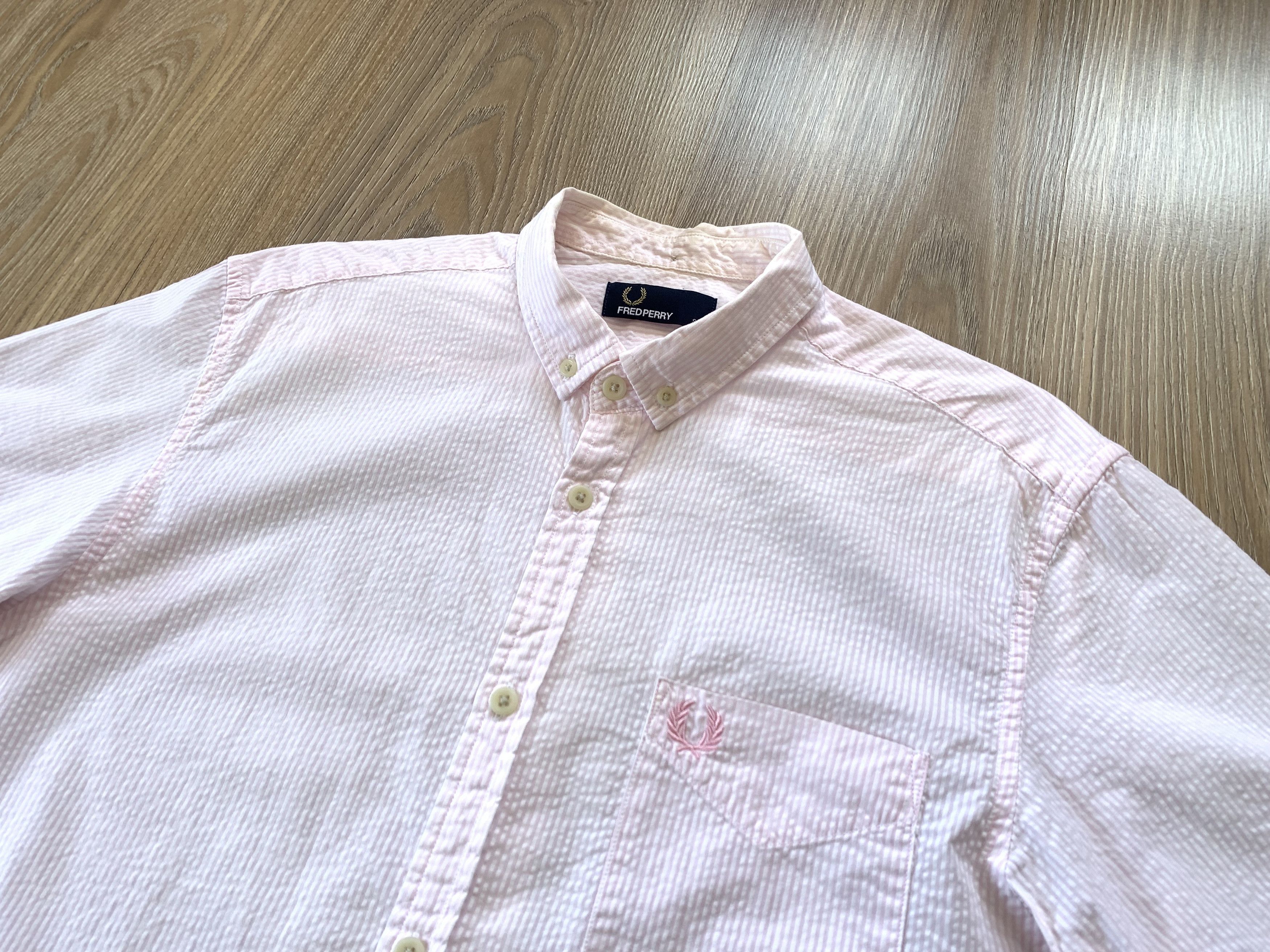 Fred Perry Fred Perry Stripe Cotton Button Down Shirt Size US S / EU 44-46 / 1 - 4 Thumbnail