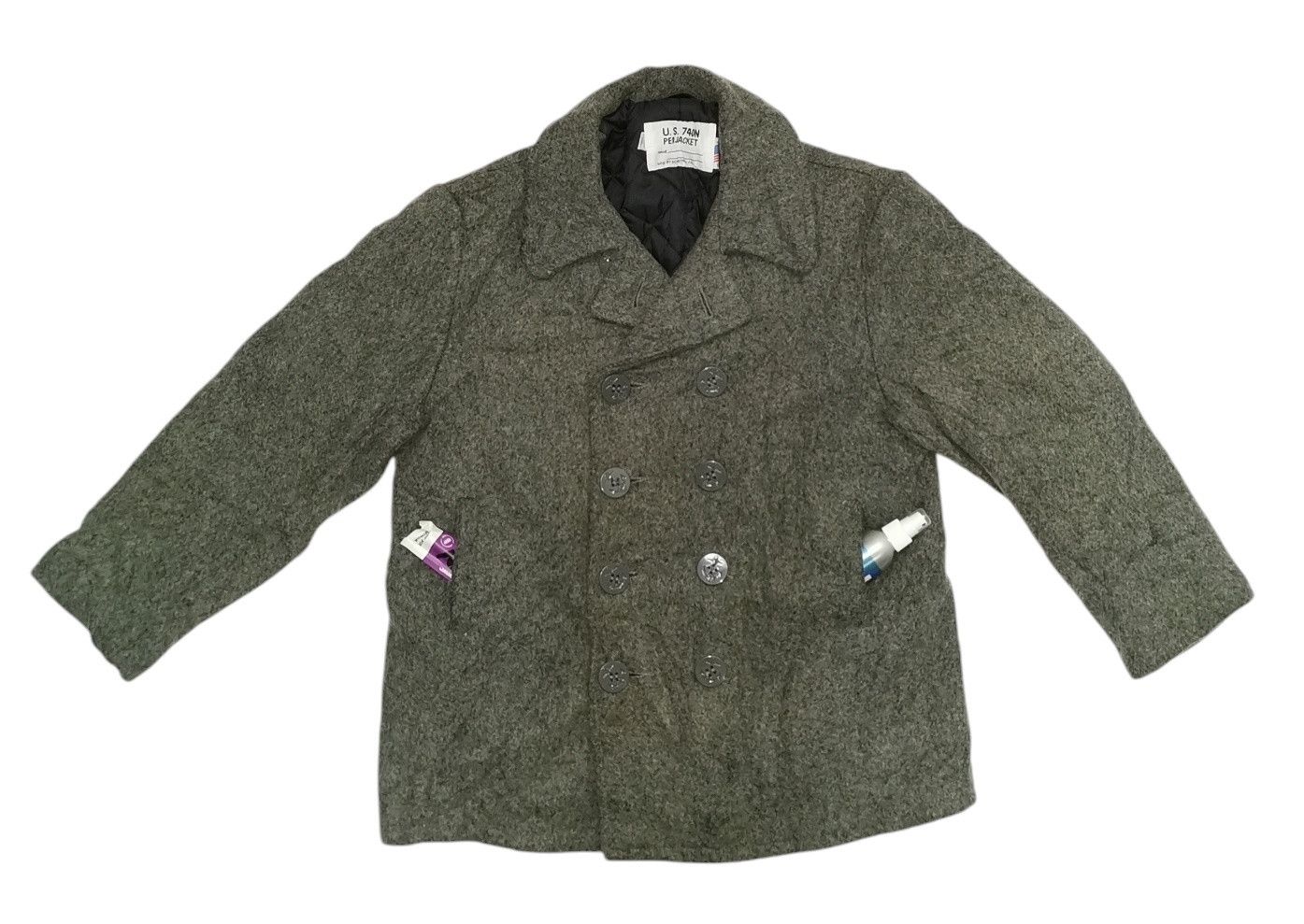 Schott Schott N.Y.C Pea Wool Jacket Size US M / EU 48-50 / 2 - 2 Thumbnail