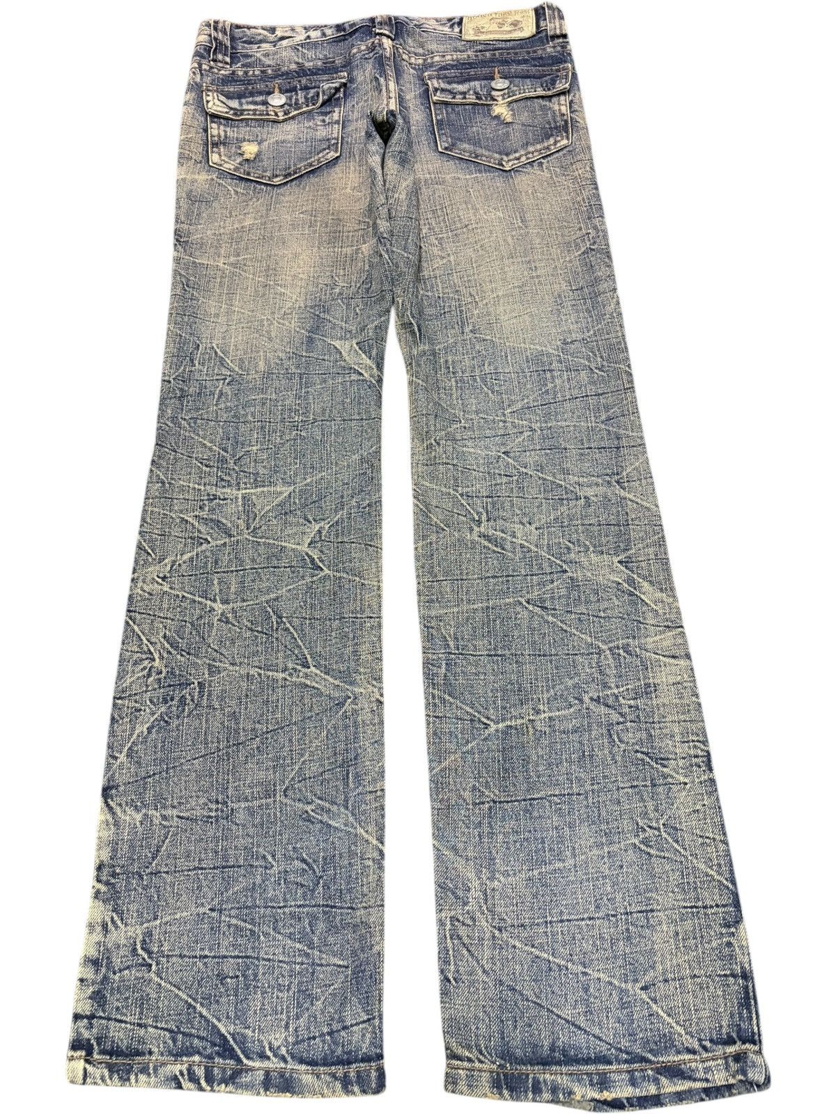 Ksubi Vintage Japanese Brand Rusty Mud Wash Distressed Jeans Size 31" - 2 Thumbnail