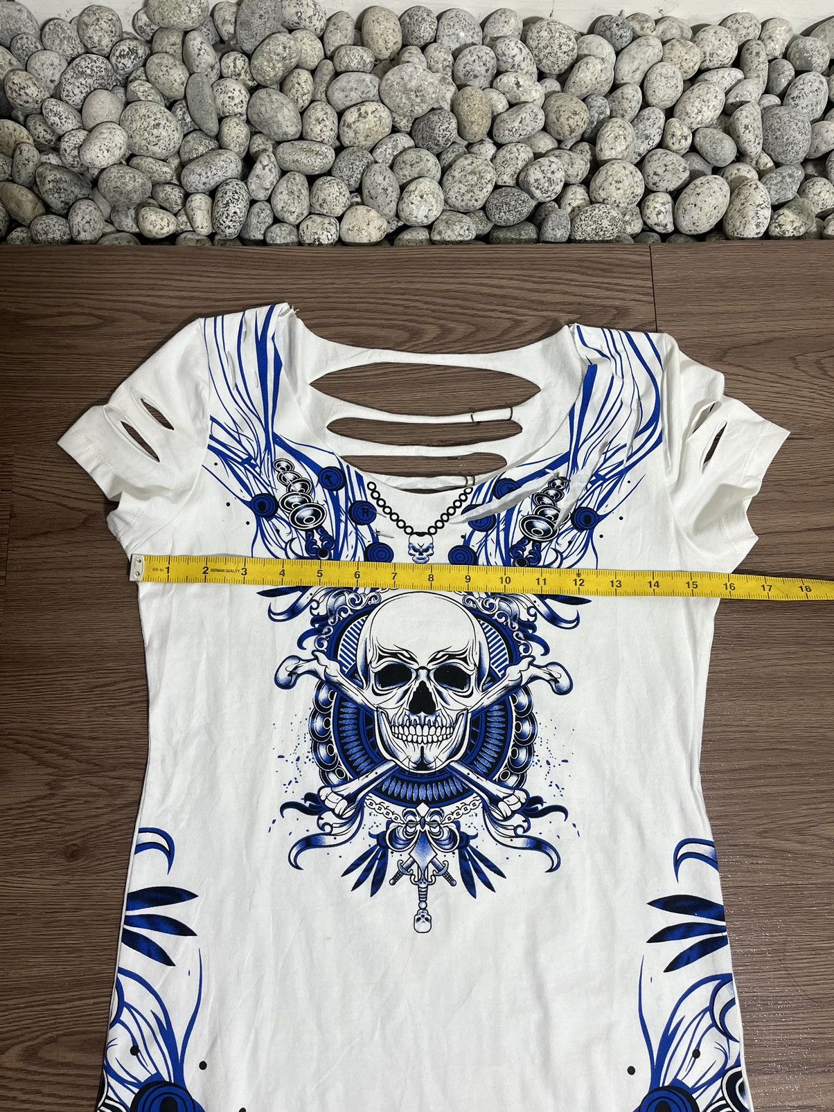 Ed Hardy × Japanese Brand Sick Y2k pierced Skull ripped tee Ed hardy style Size US S / EU 44-46 / 1 - 9 Thumbnail