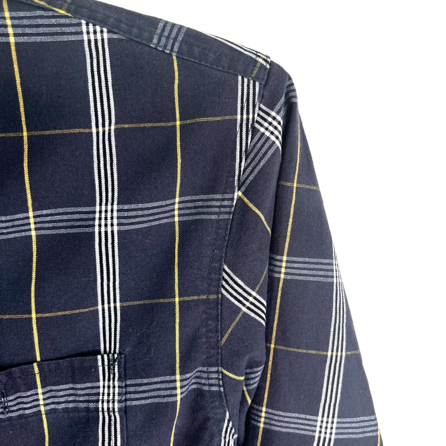Vintage C.E. Schmidt Plaid Button-Up Shirt Mens XL Blue Long Sleeve Size US XL / EU 56 / 4 - 2 Thumbnail