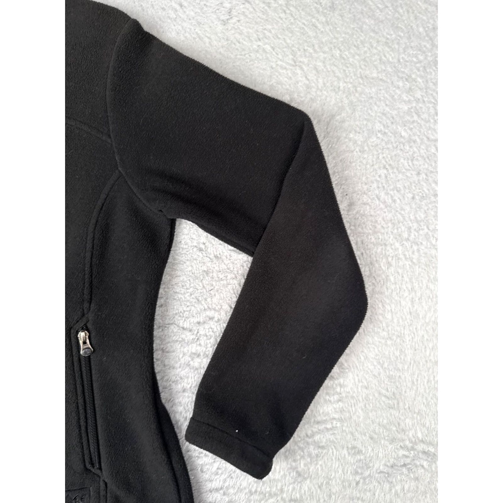 Vintage REI Womens Small Black Full Zip Fleece Jacket Pockets Hiking Outdoor Size S / US 4 / IT 40 - 2 Thumbnail
