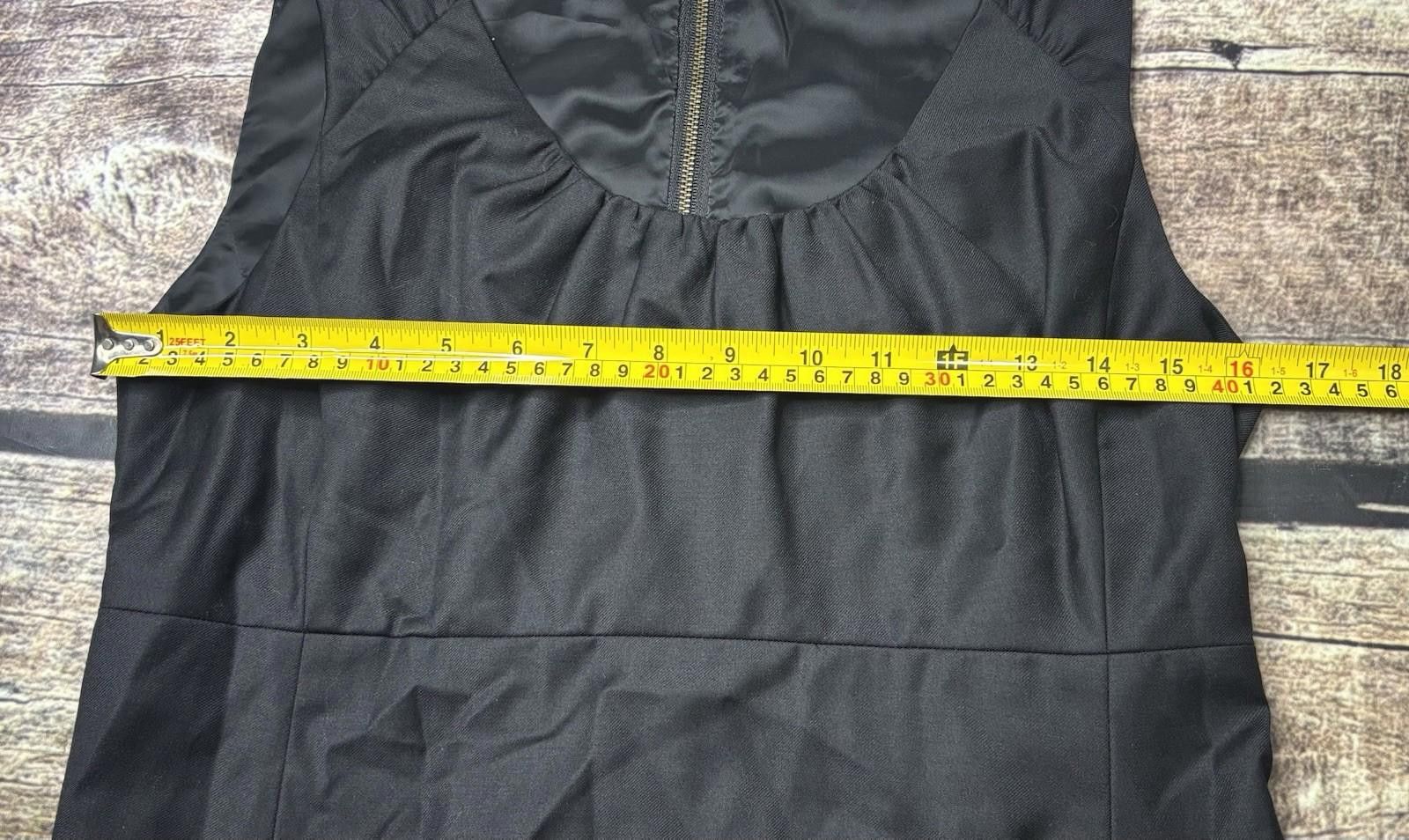 J.Crew J Crew Super 120’s Women 6 Wool Knee Length Sheath Dress Size XS / US 0-2 / IT 36-38 - 9 Thumbnail