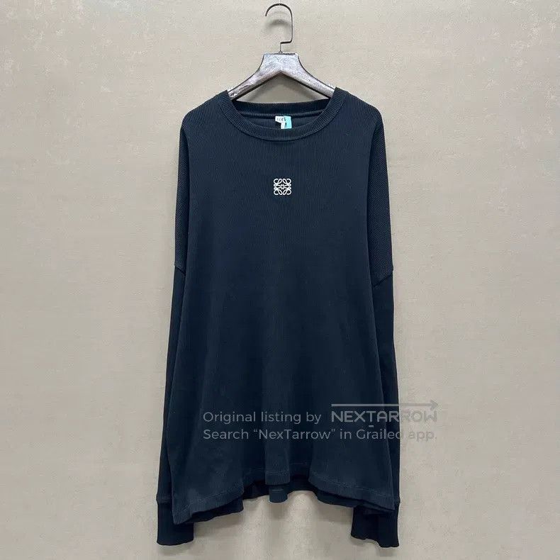 Loewe Loewe Anagram Embroidered Long Sleeve T-Shirt Size US M / EU 48-50 / 2 - 1 Thumbnail