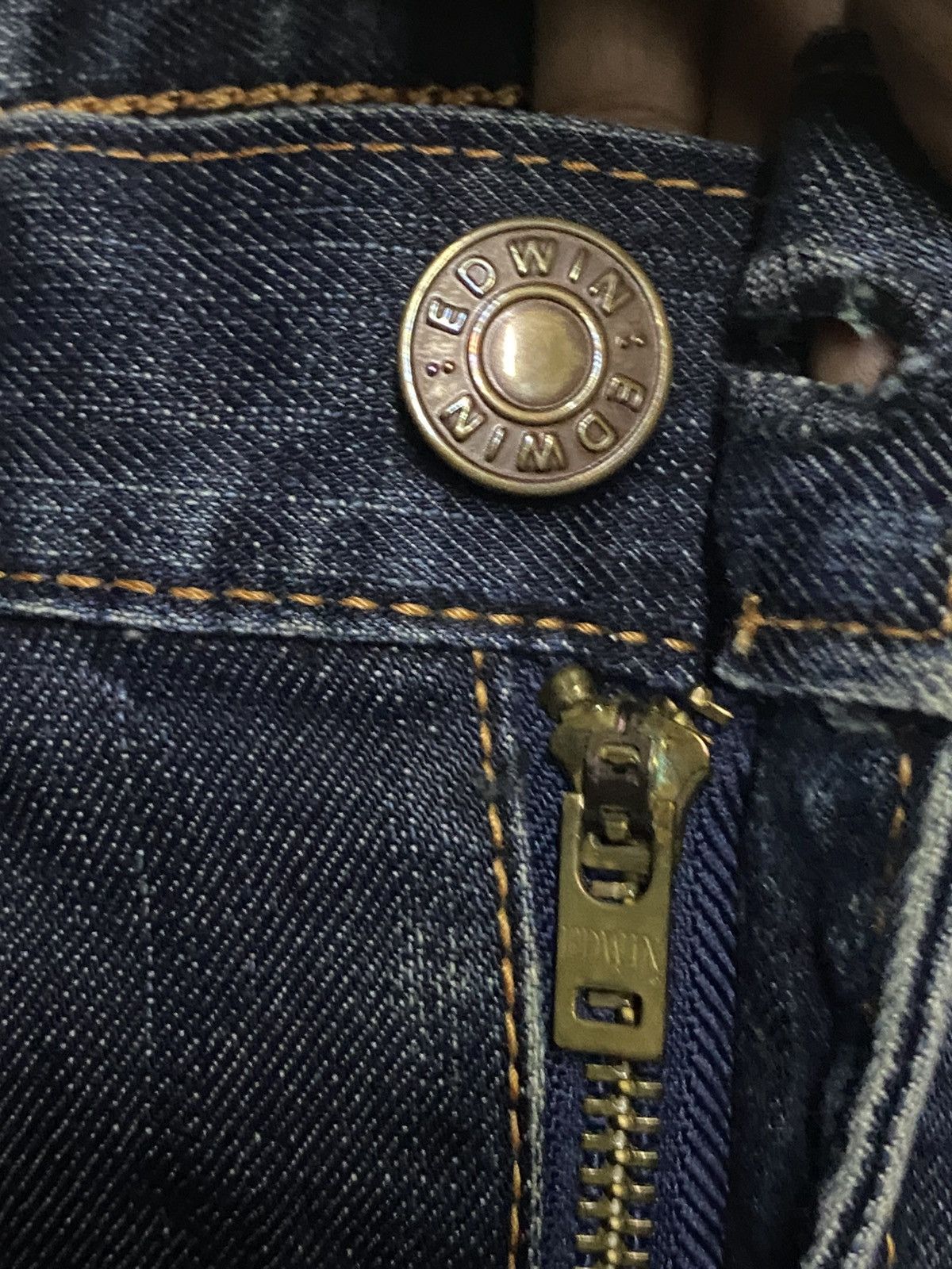 Junya Watanabe Vintage Edwin 503 Mud Wash Distressed Jeans Size US 37 - 8 Thumbnail