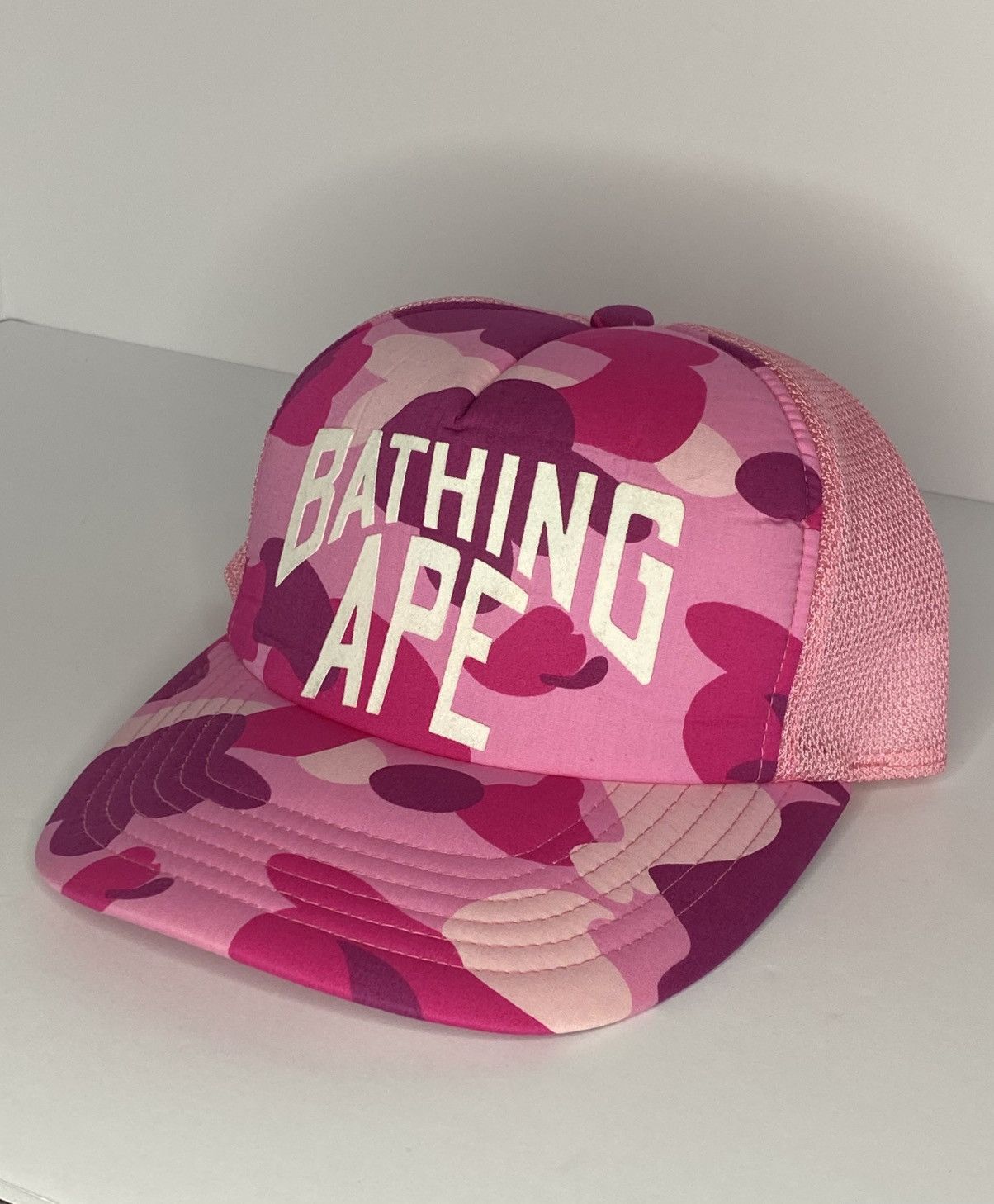 Bape × Stussy Bape x Stussy Trucker Hat | Grailed